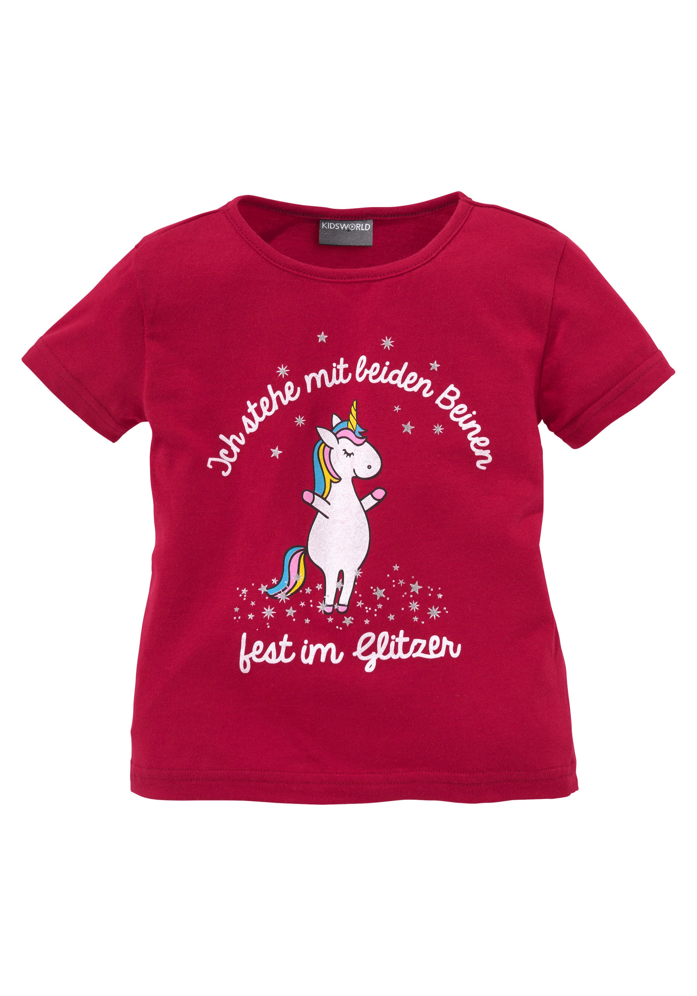 KIDSWORLD T-Shirt »für kleine Mädchen«, Druck 