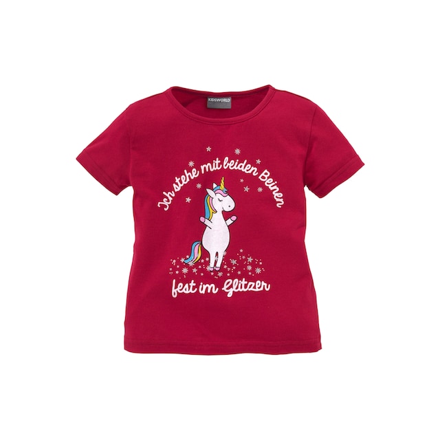 KIDSWORLD T-Shirt »für kleine Mädchen«, Druck 