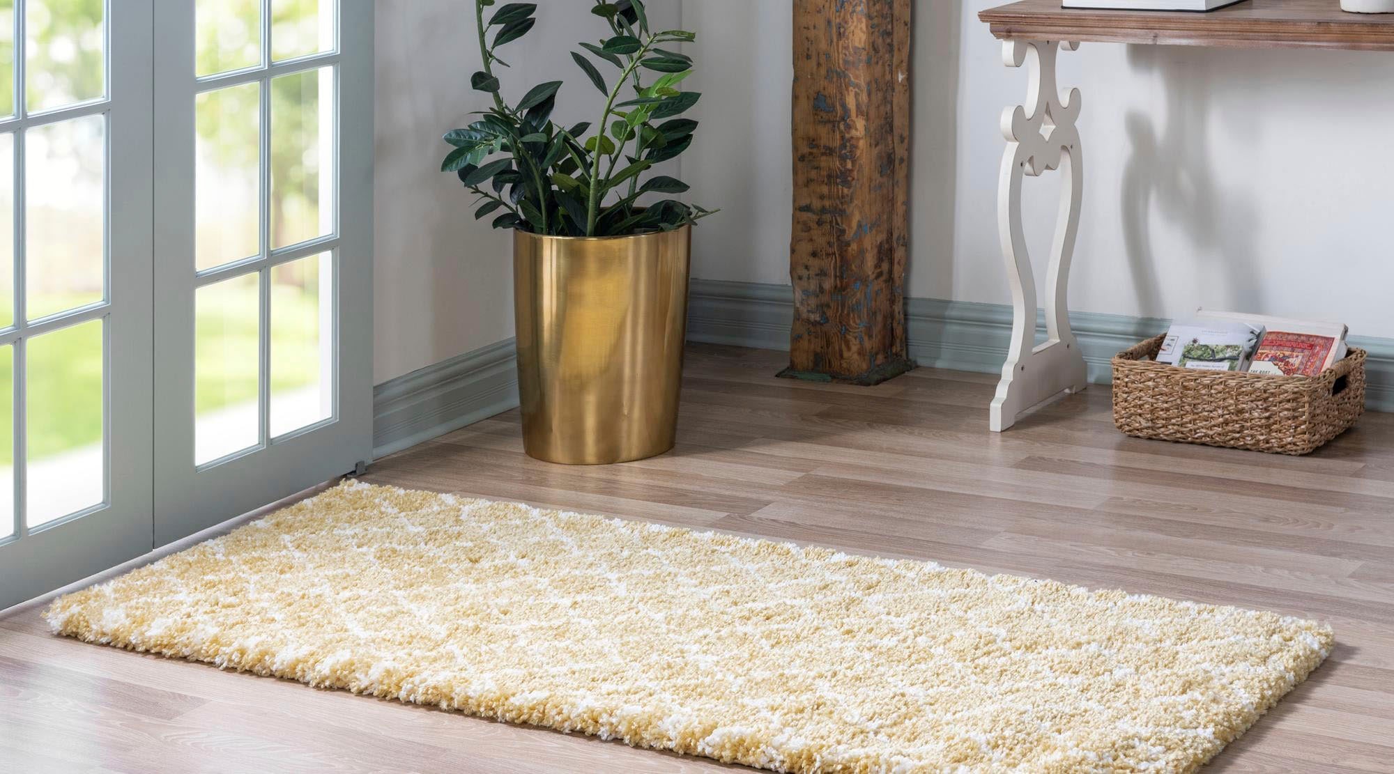 Myflair Möbel & Accessoires Hochflor-Läufer »Temara Shag Lagerräumung«, rechteckig, 51 mm Höhe, Teppich-Läufer, gewebt, weich & kuschelig