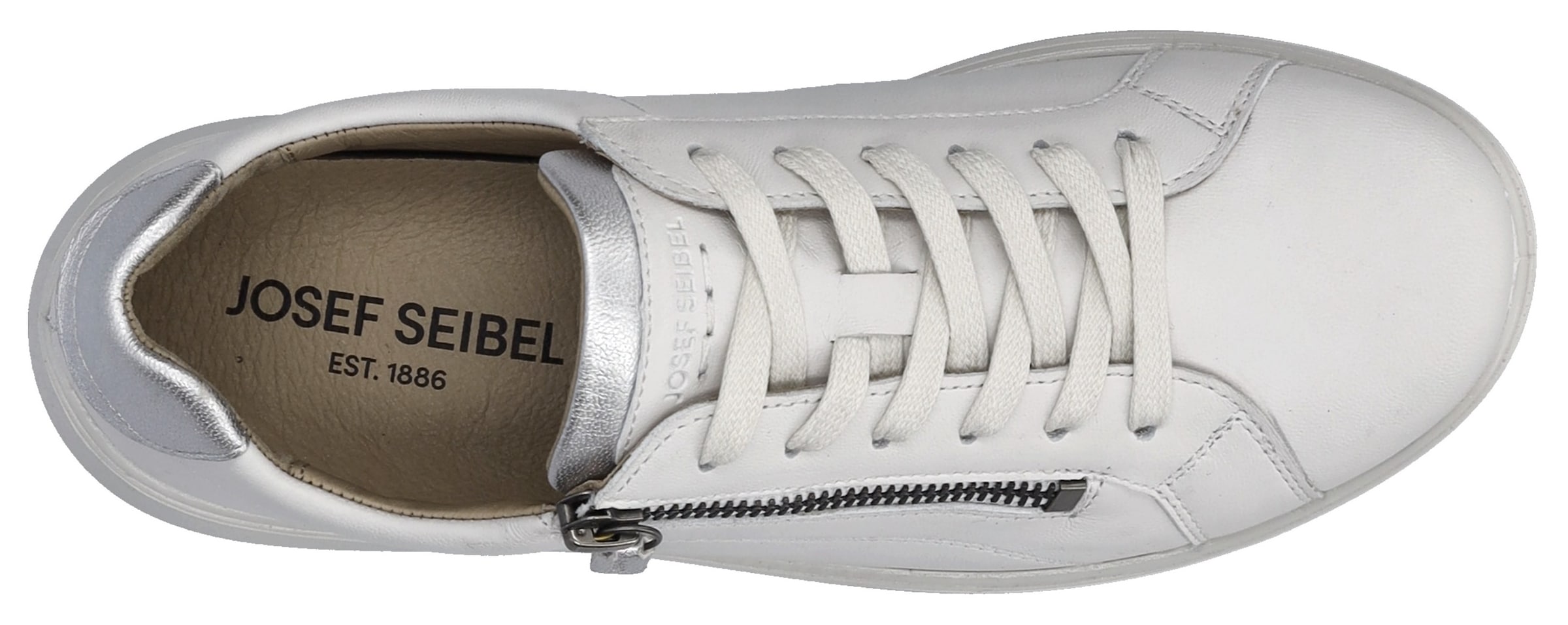 Josef Seibel Sneaker »Megan 01«, Schnürschuh, Komfortschuh mit zusätzlichem Reißverschluss