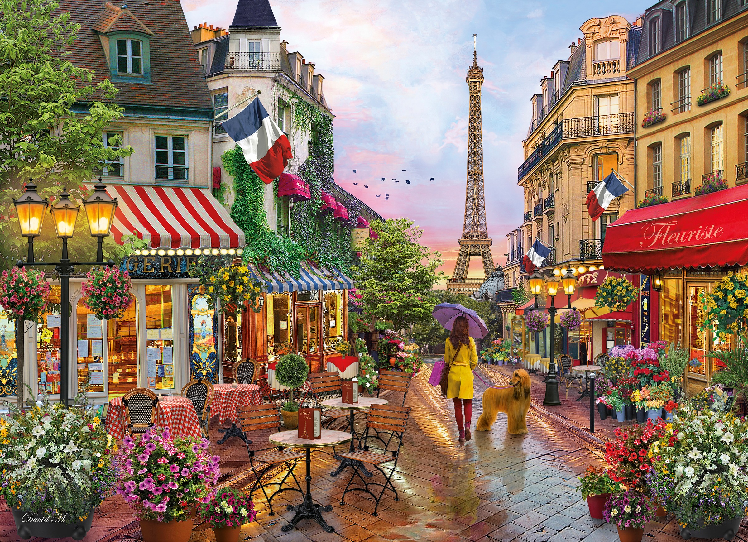 Clementoni® Puzzle »High Quality Collection, Blumen in Paris«, Made in Europe