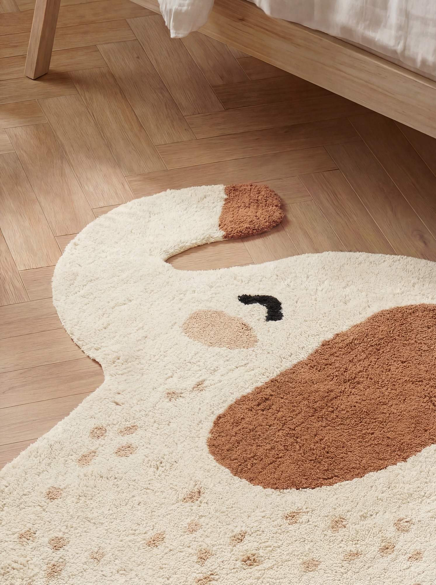 HANSE Home Kinderteppich »Emmi« Motivform 10 mm Höhe Waschbar, Handgemacht, Weich, Rutschfest, Spielteppich Kinderzimmer