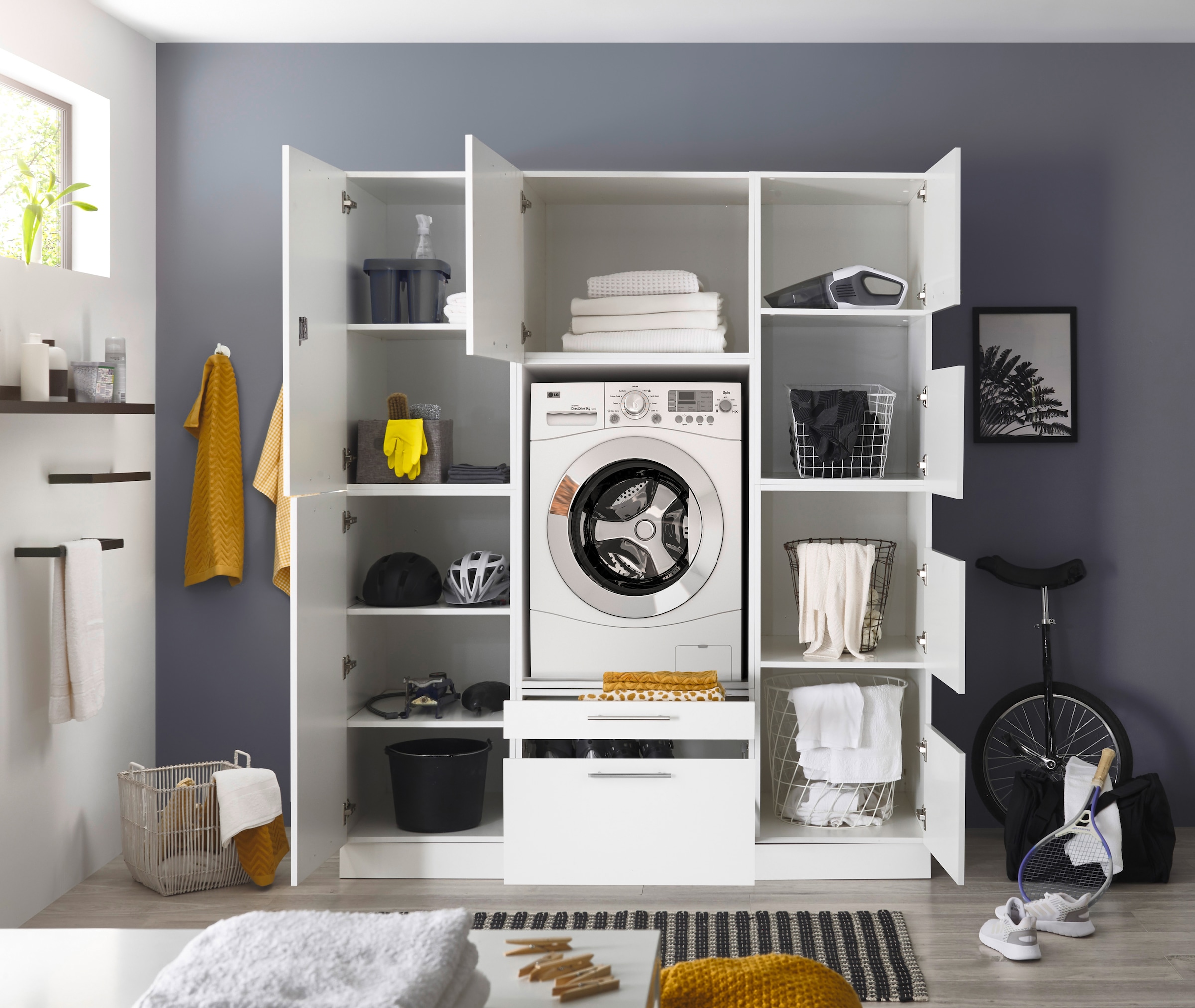 RESPEKTA Mehrzweckschrank-Set »Clara-Set 11« Schrankelemente einzeln erhältlich, 3 Stk. tlg.