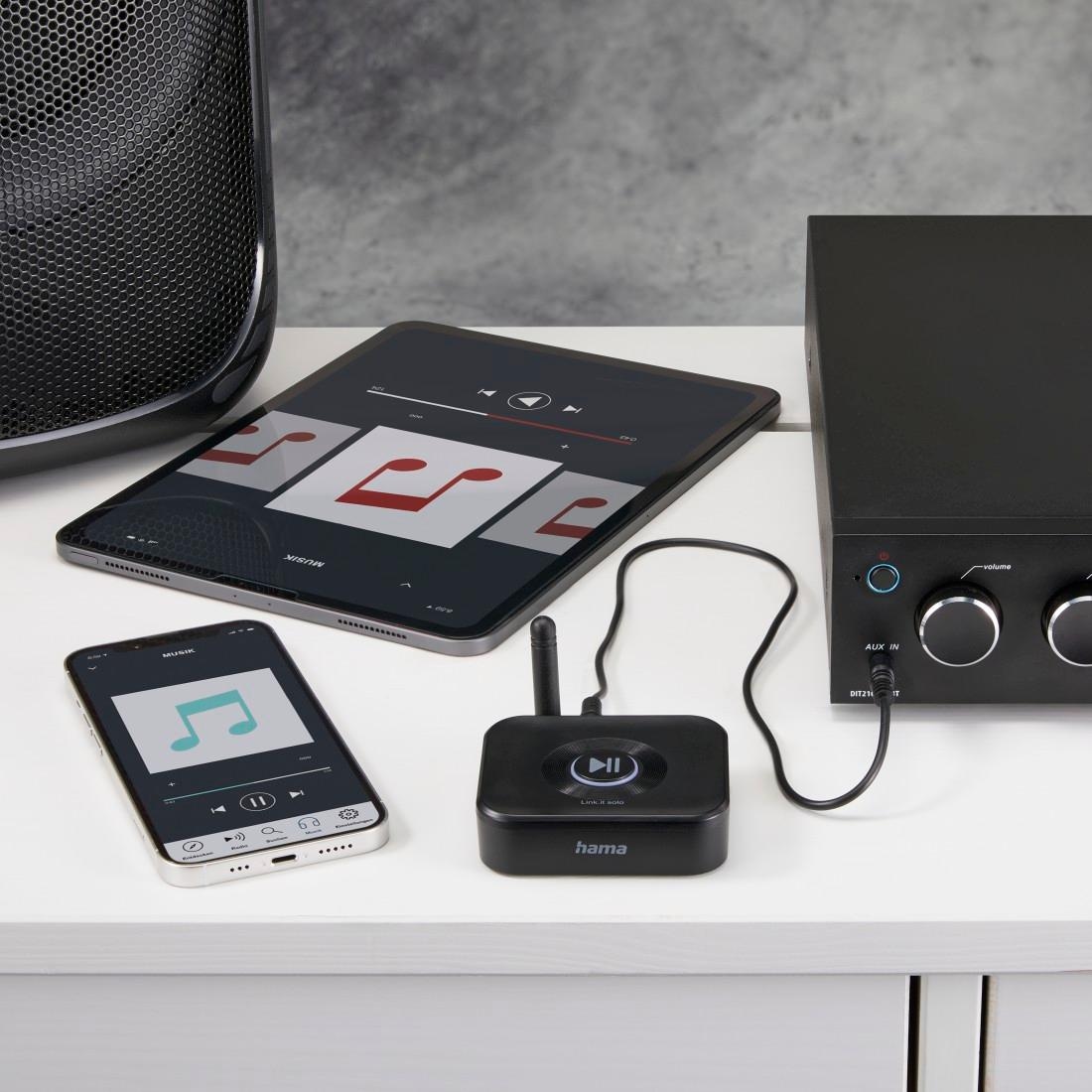 Hama Bluetooth-Adapter »Bluetooth-Adapter (Empfänger für Bluetooth nachrüsten, z.B. HiFi)«