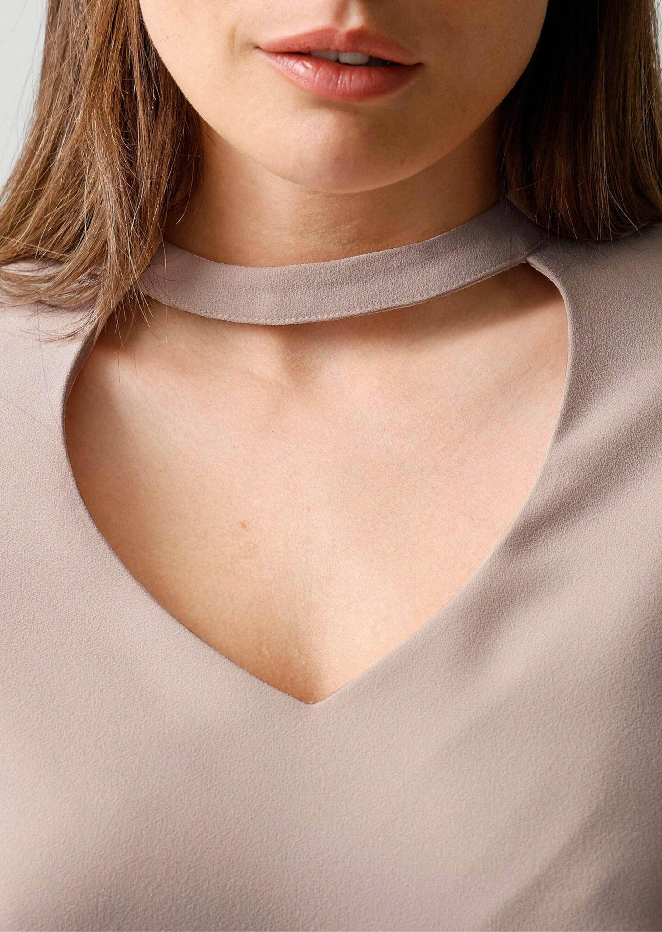 Alba Moda Langarmbluse »Oversizedbluse Oversizedbluse mit Cutout«