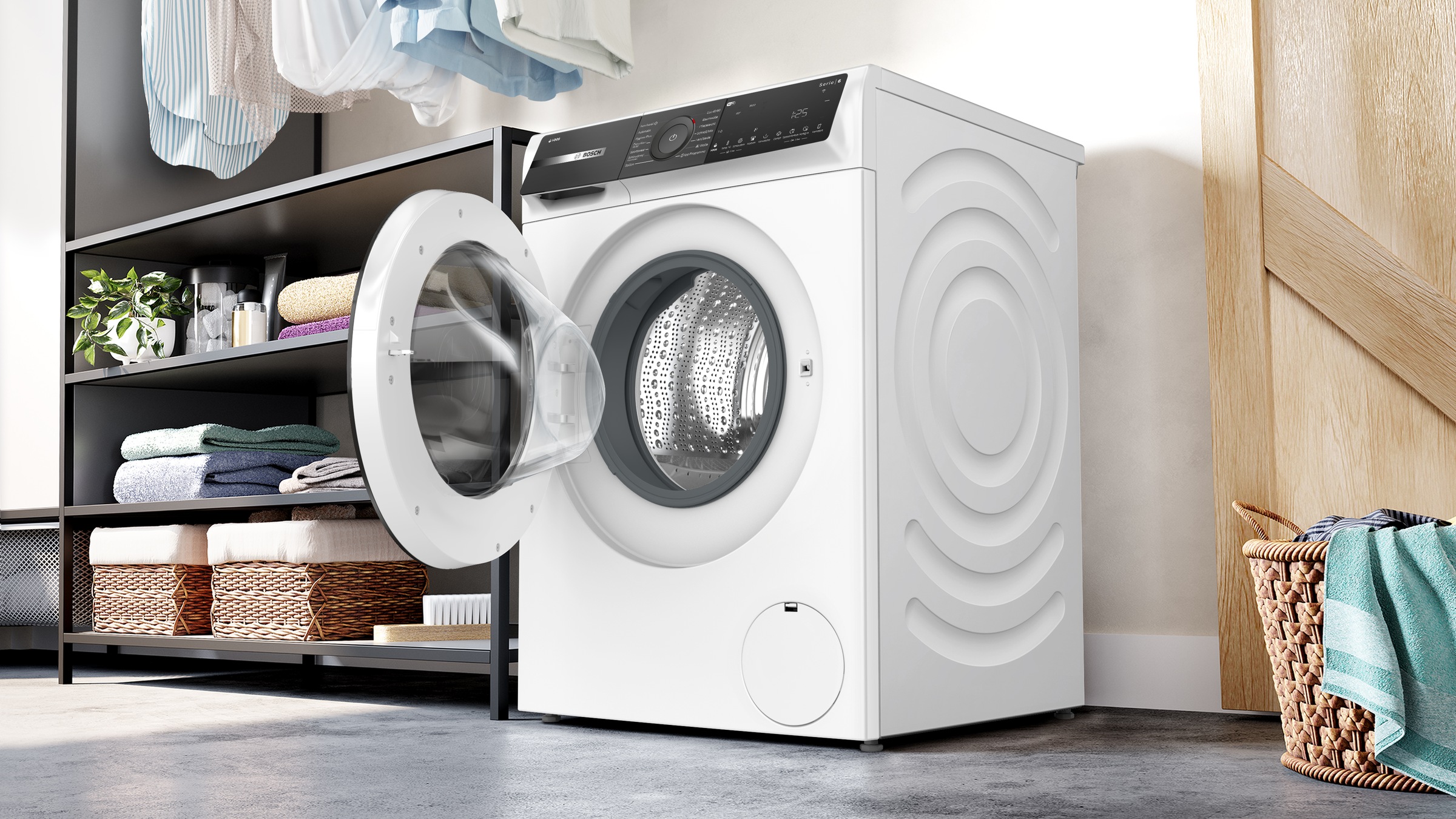 BOSCH Waschmaschine Serie 6 »WGH244A40« 9 kg 1300 U/min