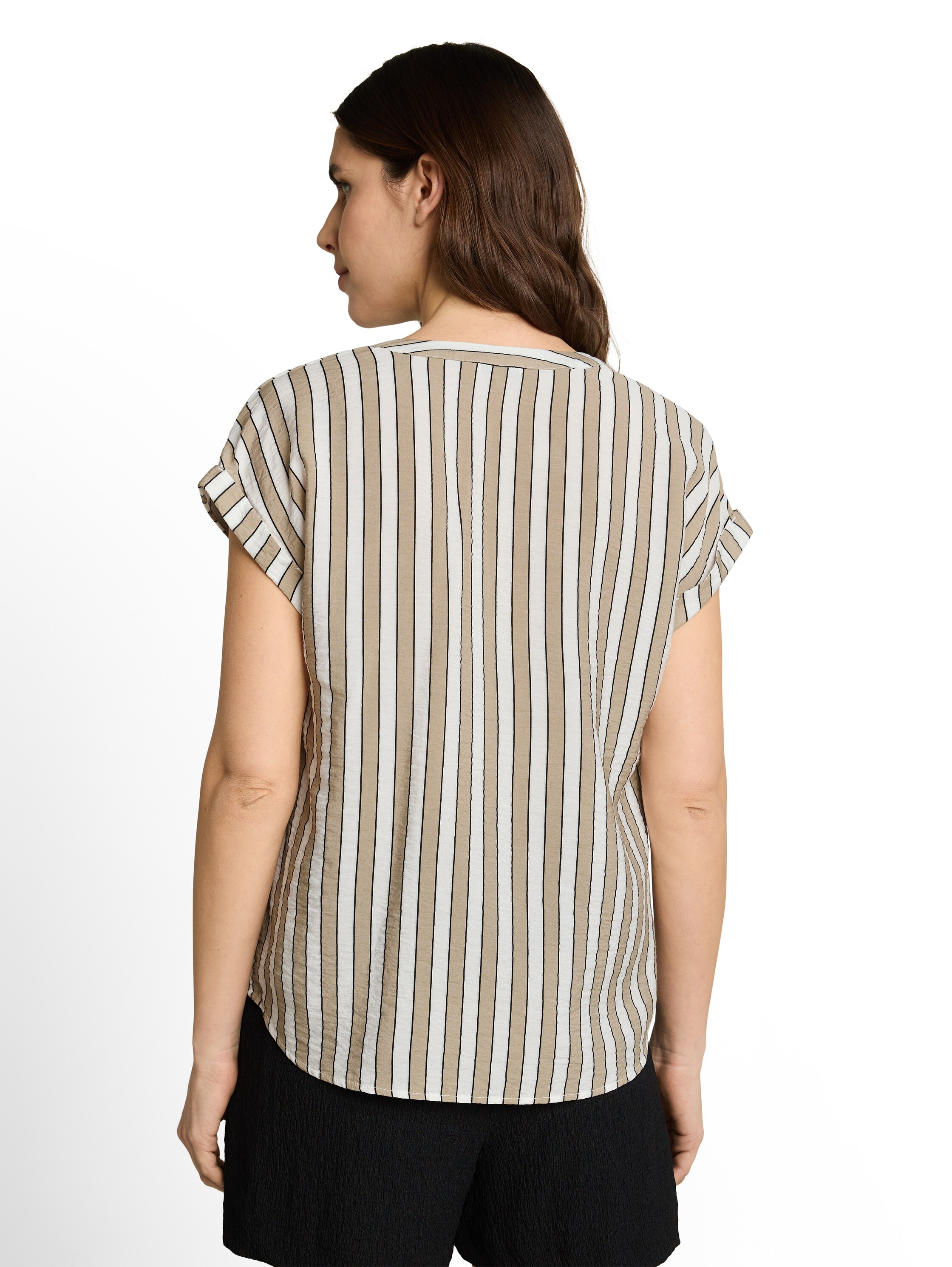 TOM TAILOR Kurzarmbluse Sommerbluse mit floralem Muster