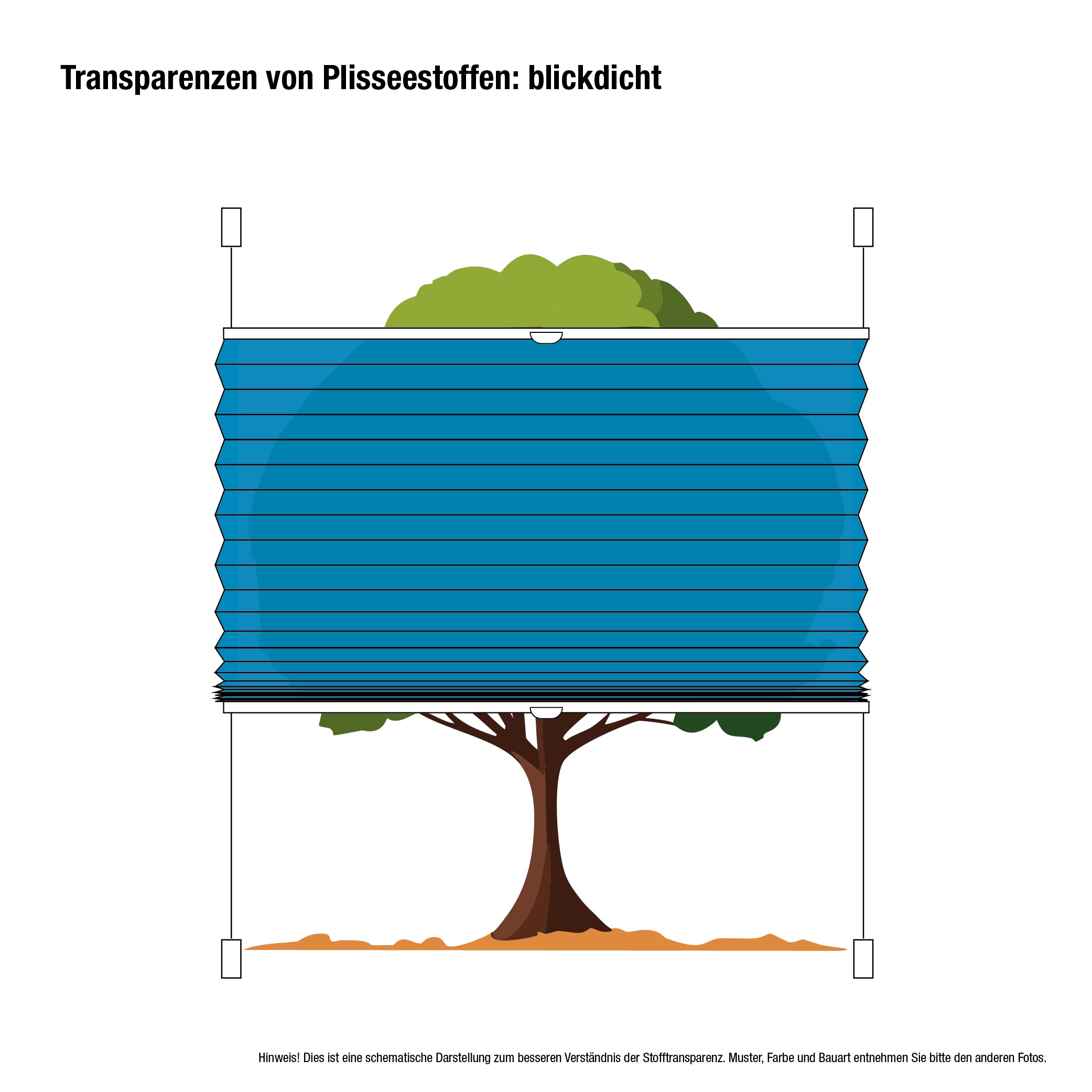 GARESA Plissee »Blume«, Lichtschutz, ohne Bohren, verspannt, einfache Montage, bedruckt, blickdicht