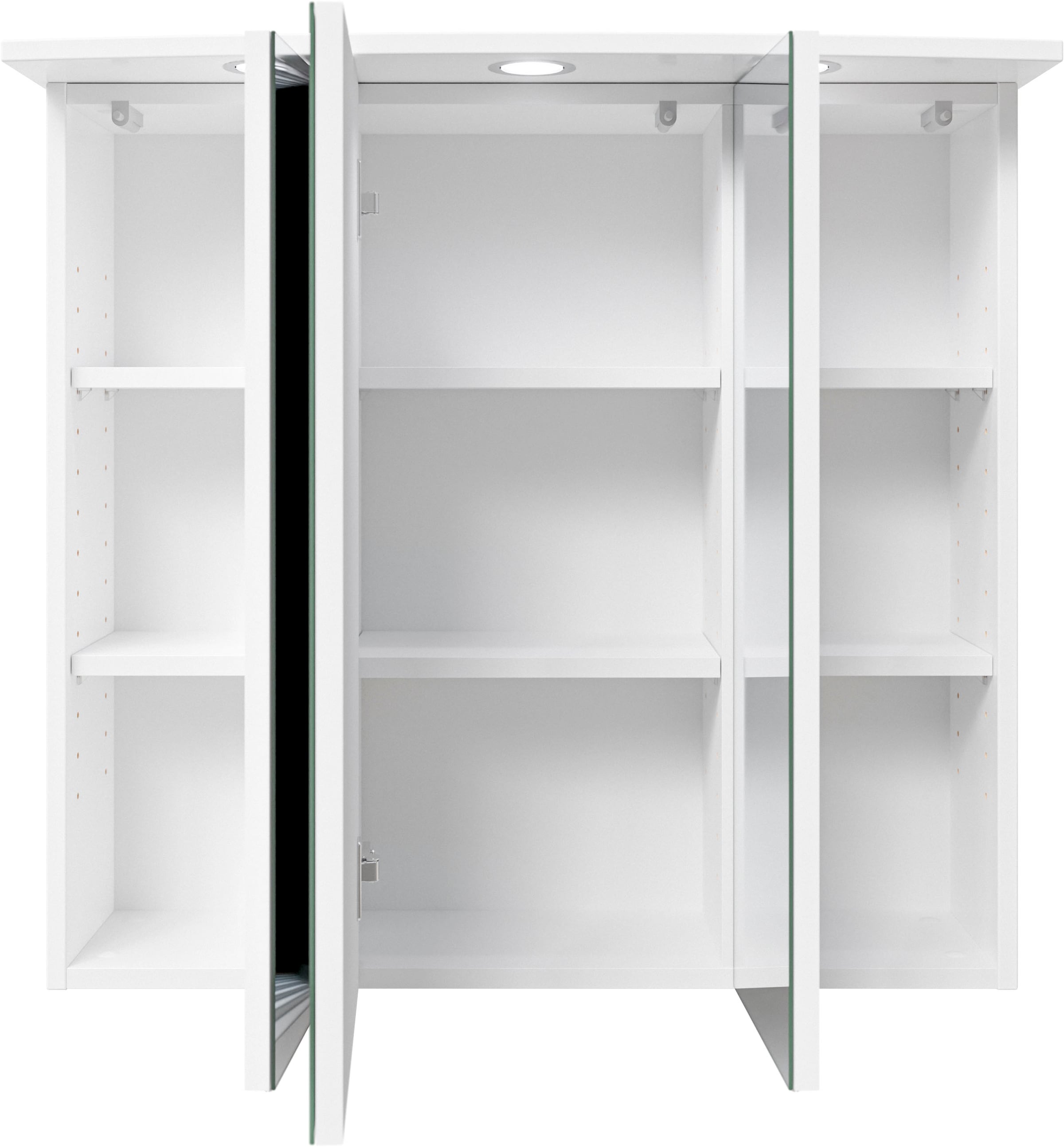 Saphir Badmöbel-Set »Quickset 316 5-teilig, Keramikwaschtisch mit LED-Spiegelschrank« 6 Stk. tlg.