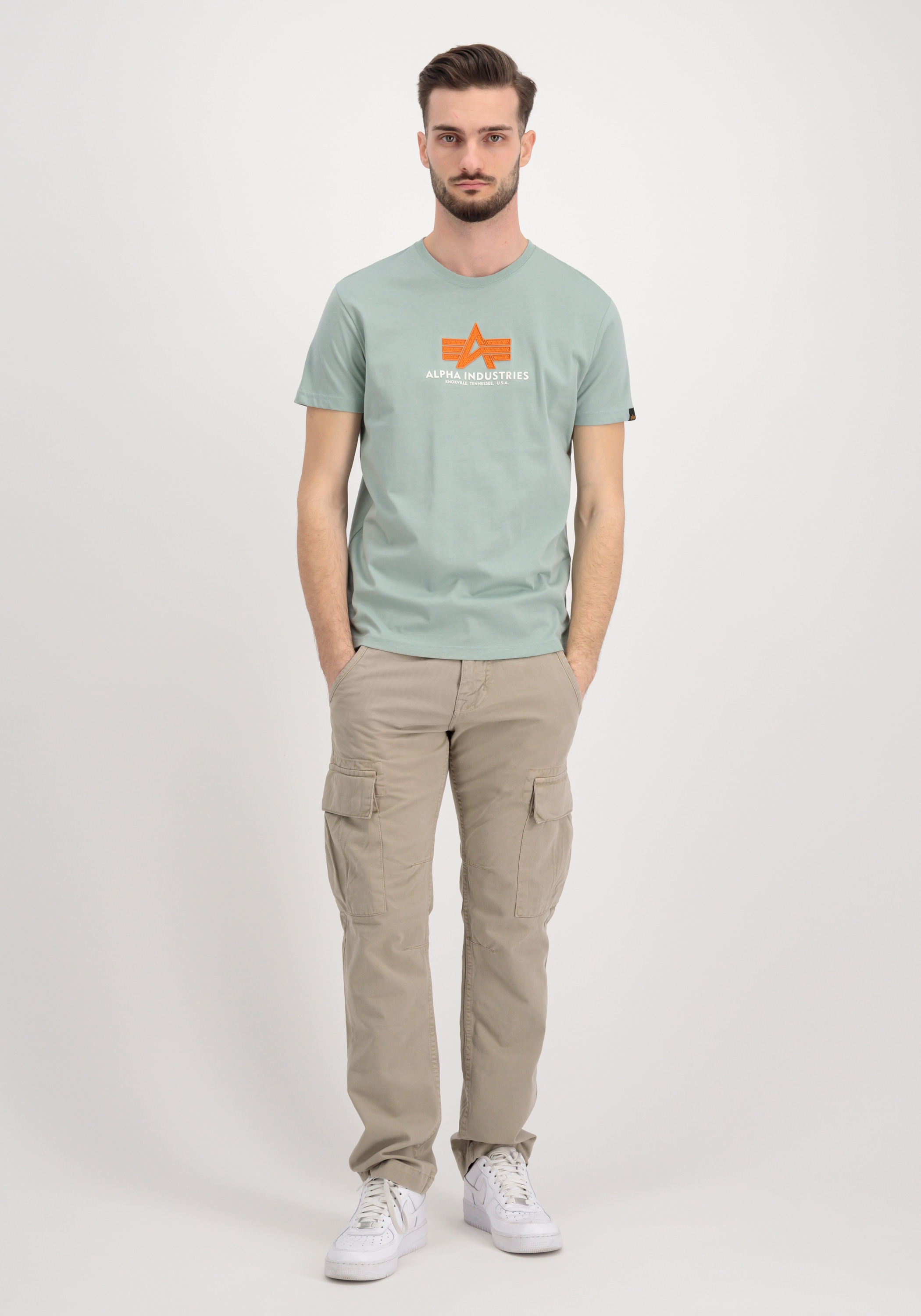 Alpha Industries T-Shirt »Alpha Industries Men - T-Shirts Basic T-Shirt BL Rubber«
