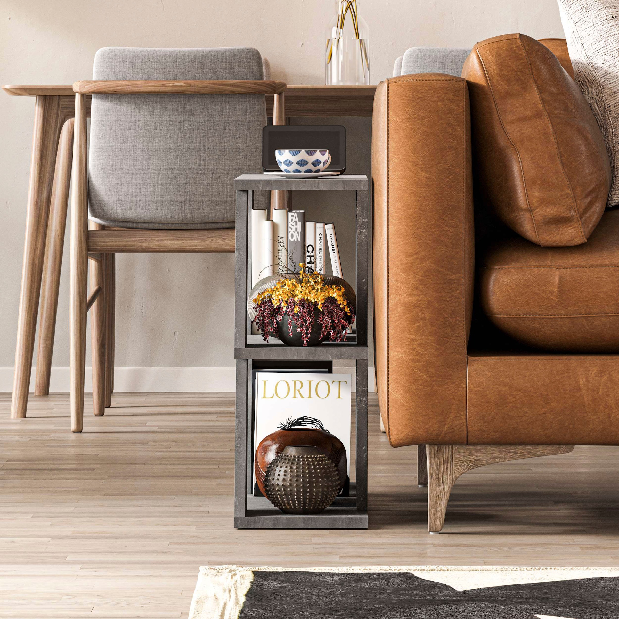 Decortie Beistelltisch »LAZENA BEISTELLTISCH«, (Packung, 1 St.), Leichte Montage, Lagerung, Platzsparend