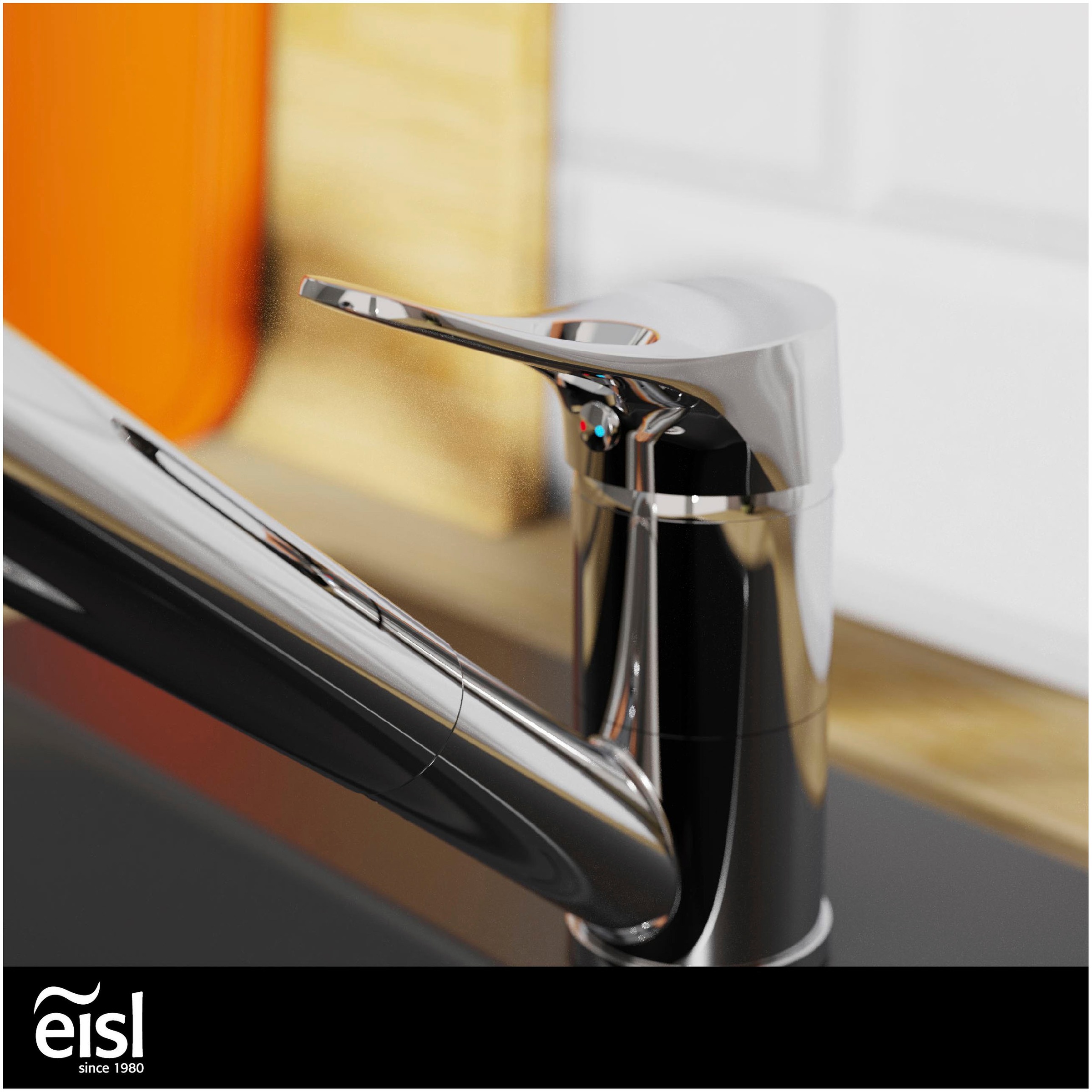 Eisl Spültischarmatur »Verona« mit Geschirrbrause, Niederdruck, 360° schwenkbar, Mischbatterie, Chrom