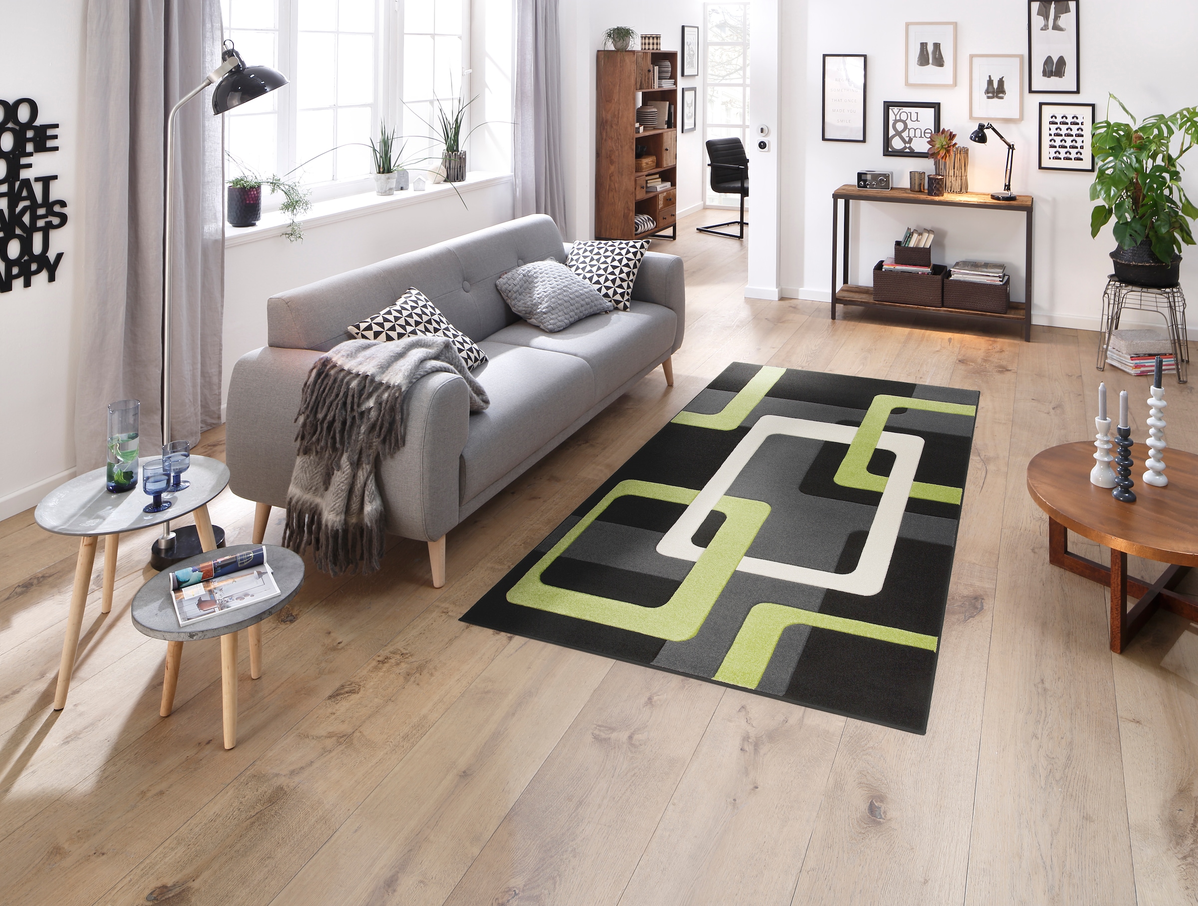my home Teppich »Maxim«, rechteckig, Hoch-Tief-Effekt, Kurzflor, 3D-Design  online kaufen