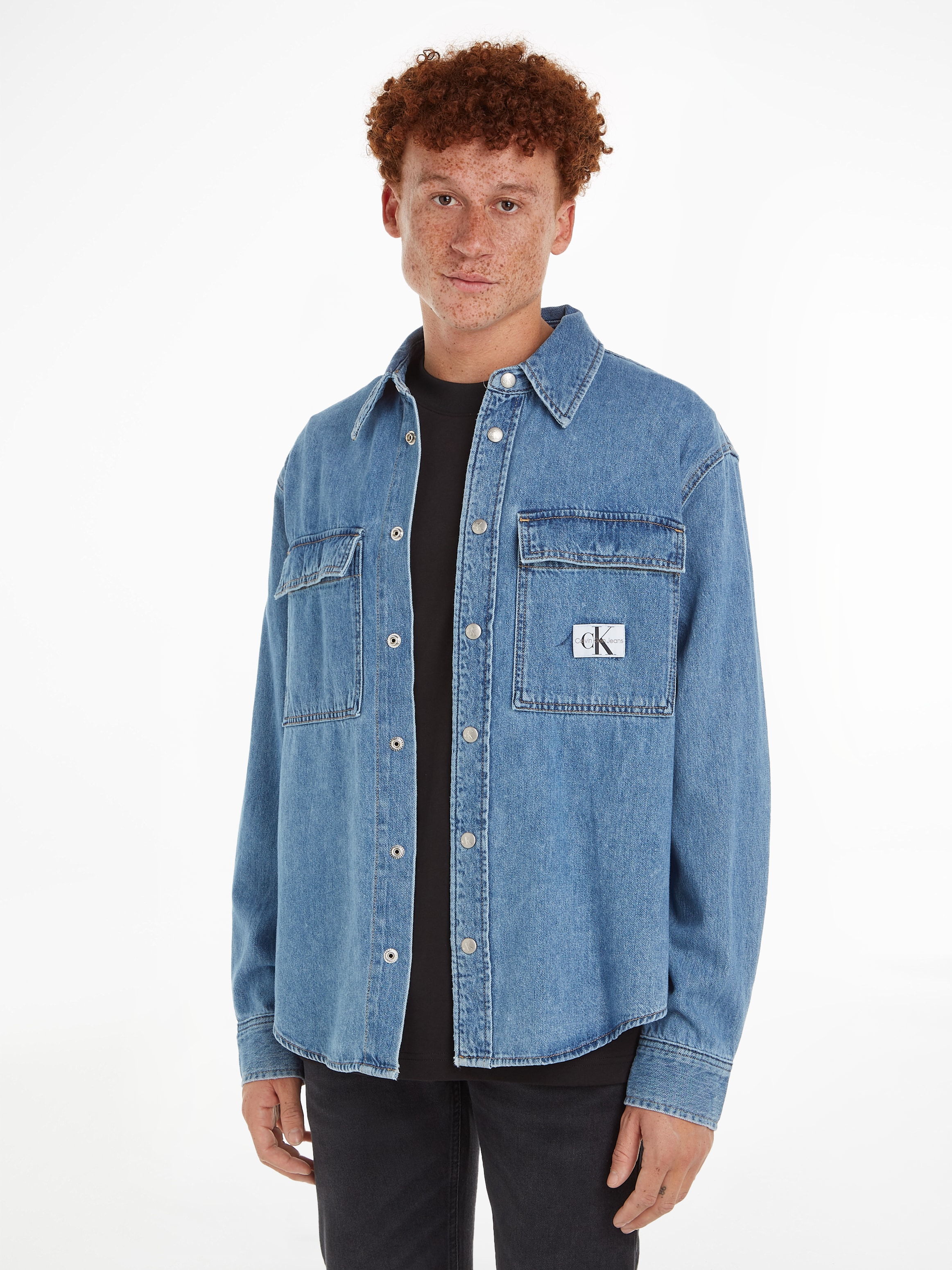 Langarmhemd »RELAXED LINEAR DENIM SHIRT«