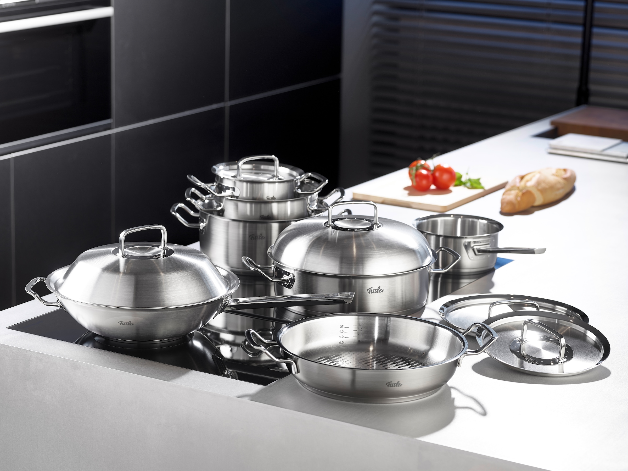Fissler Topfdeckel »ORIGINAL-PROFI COLLECTION® Hochraum-Deckel« Hochwertiger Hochraum-Deckel aus Edelstahl