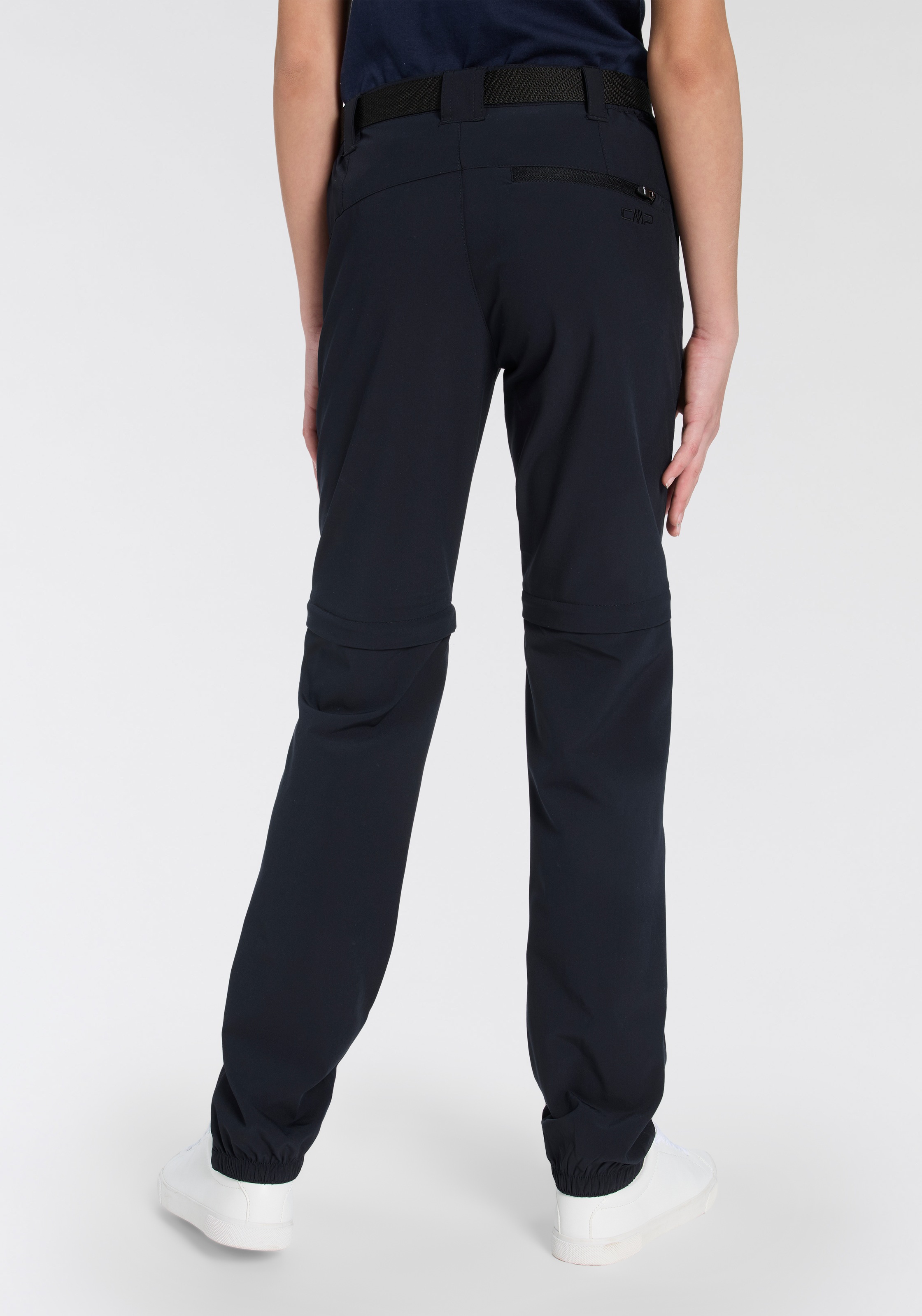 CMP Funktionshose »KID ZIP-OFF-PANT«, (Set, 2 tlg., mit Gürtel), Elastisch & Atmungsaktiv & Schnell trocknend & für Kinder