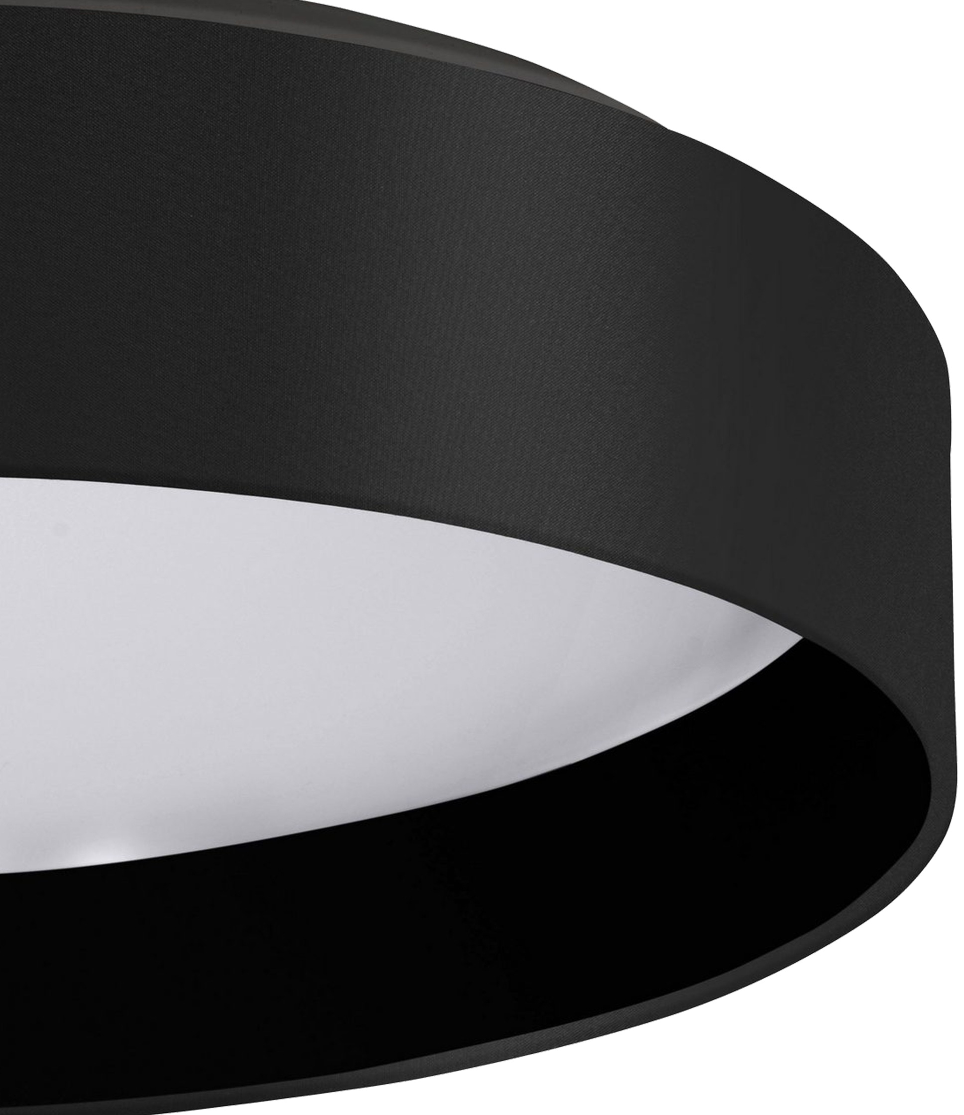 my home LED Deckenleuchte »Juria« LED-Modul 1 Stk. Neutralweiß | Warmweiß Deckenlampe Ø38 x H9 cm mit Textil-/Stoffschirm, CCT, Fernbedienung