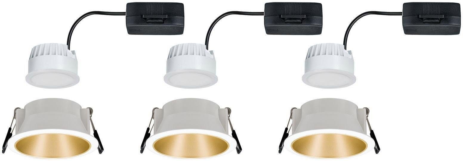 Paulmann LED Einbauleuchte »Cole« 1 Stk. Warmweiß Deckenspots, 3er Set