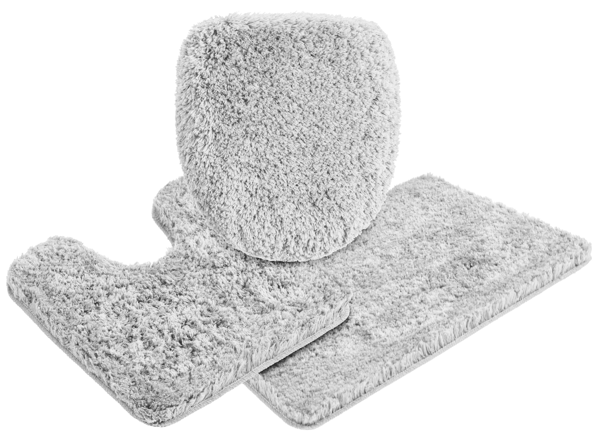 Guido Maria Kretschmer Home&Living Badematte »Micro exclusiv, Badvorleger, Badezimmer Teppich«, rutschhemmend beschichtet, strapazierfähig-schnell trocknend-fußbodenheizungsgeeignet, Badteppich, Badematten auch als 3 teiliges Set & rund erhältlich