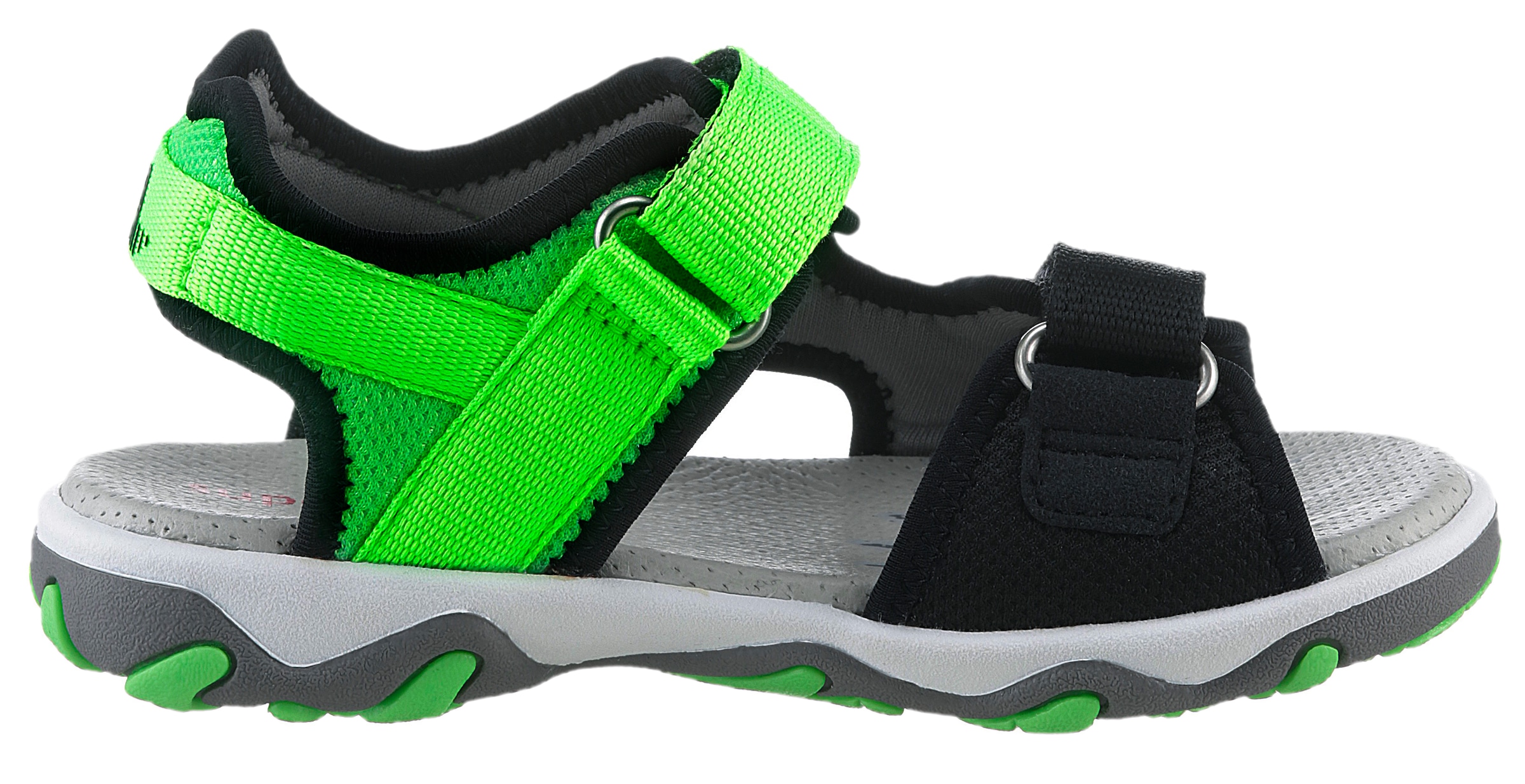 Superfit Sandale »MIKE 3.0 WMS: mittel«, Outdoorsandale mit Klett, Fußballlogo, Größenschablone zum Download