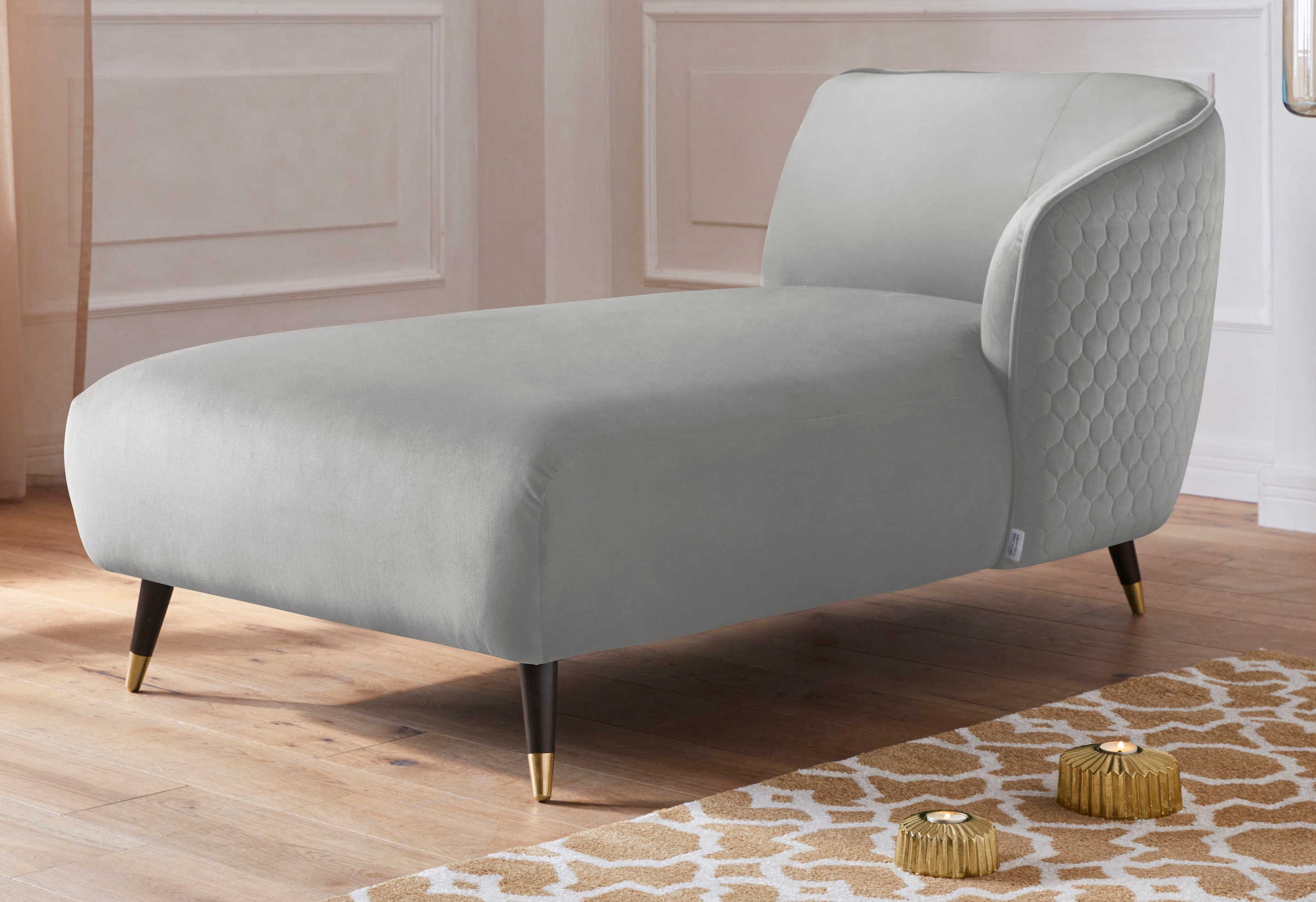 Home affaire Recamiere »Oradea« mit eleganter Steppung auf Rückseite der Rückenlehne