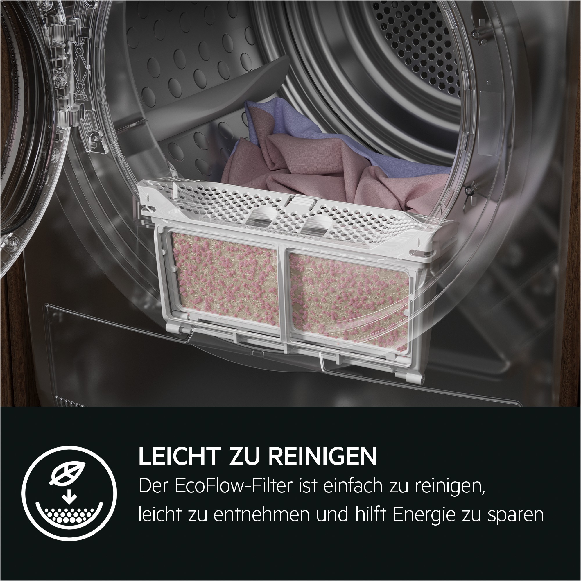 AEG Wärmepumpentrockner »TR7T60680 916900044«, 7000 SensiDry®, 8 kg, ProSense® Mengenautomatik