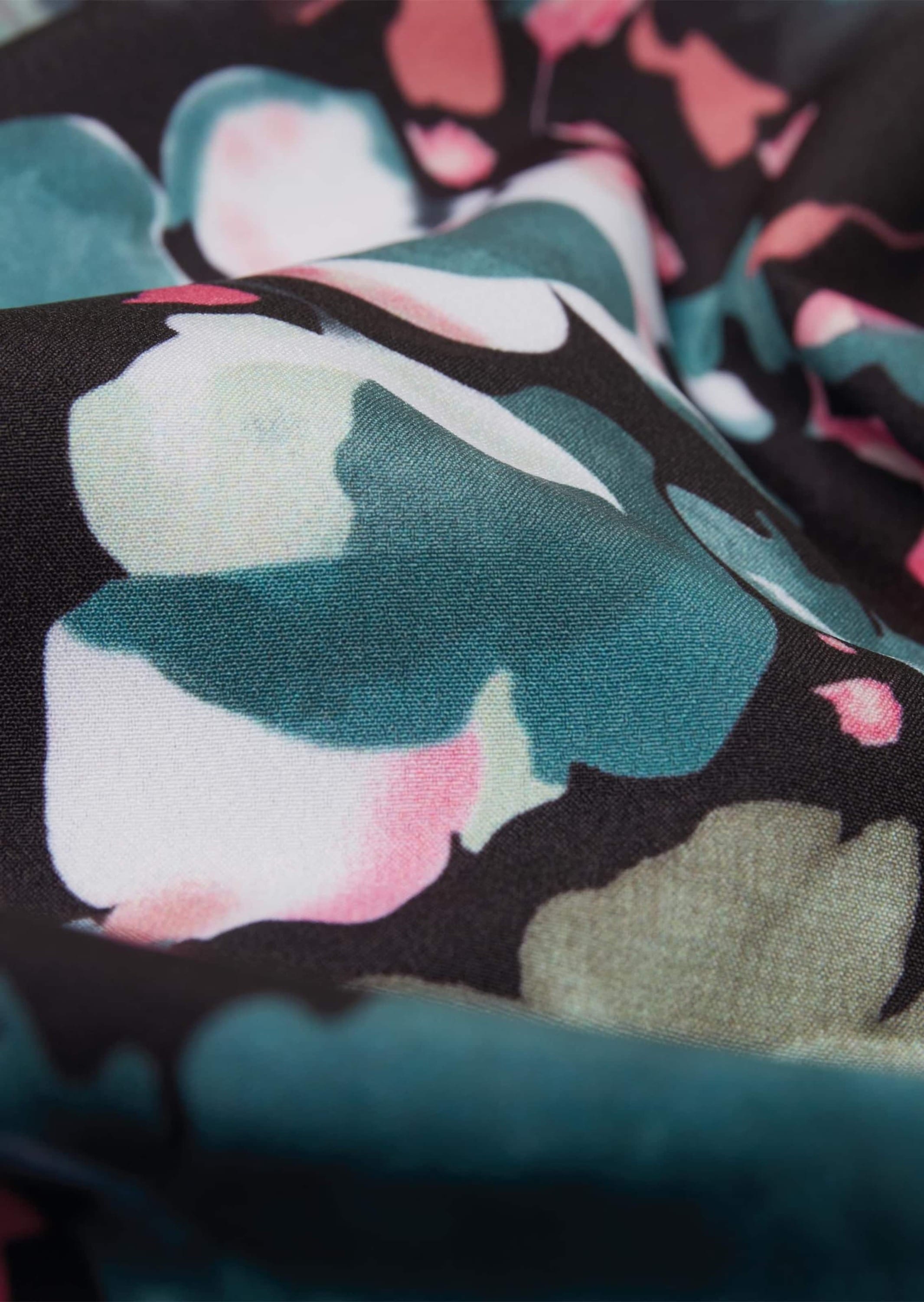 GOLDNER Klassische Bluse »Abstrakte Druckbluse mit leichtem Glanz« Farbbrillanter Digitaldruck