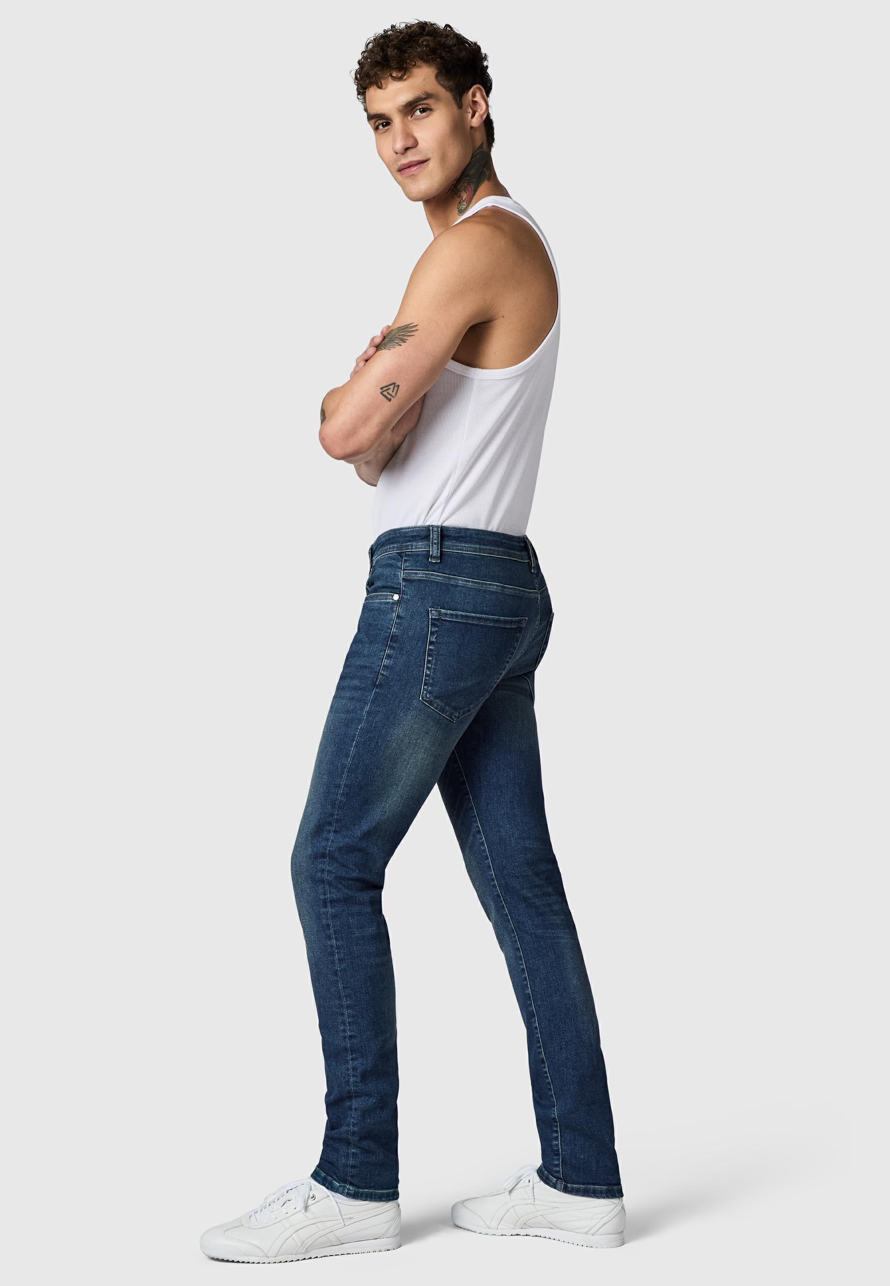 PEAK TIME Slim-fit-Jeans »Slim-fit-Jeans Mailand« Herren Jeans mit super hohem Stretch-Anteil