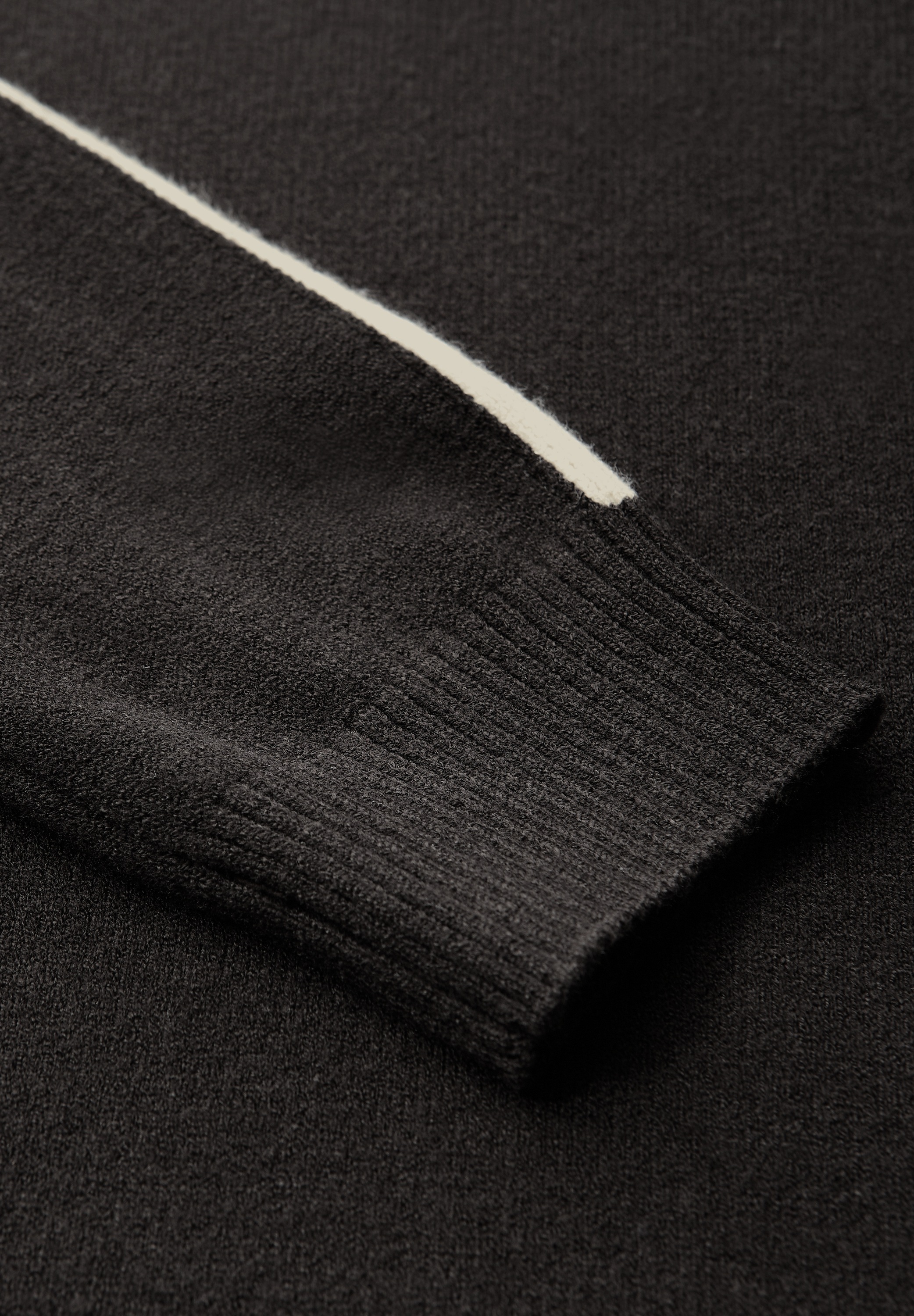 STREET ONE Rundhalspullover mit Rippbündchen