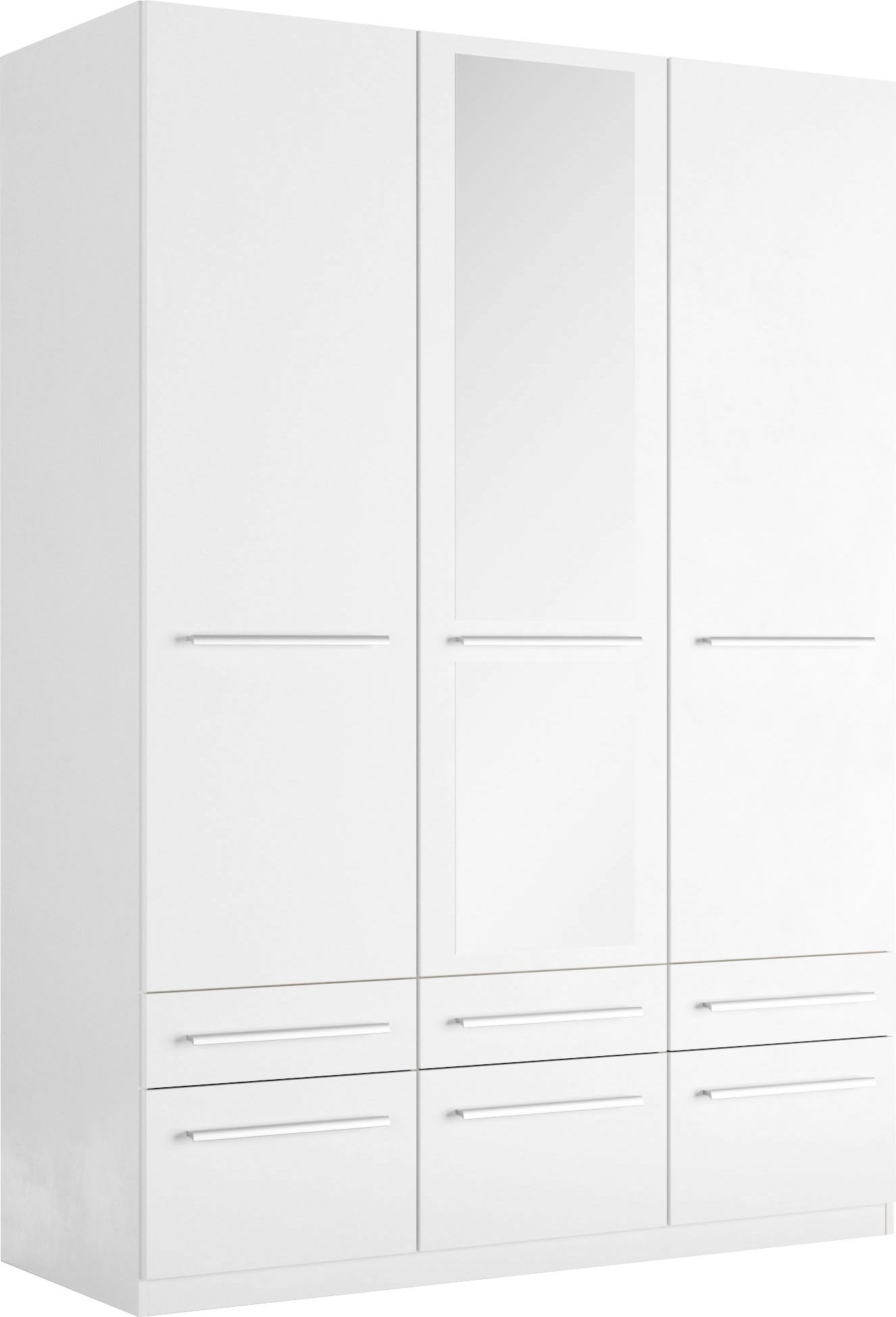 priess Kleiderschrank »Schrank Garderobe Wäscheschrank Barcelona in 5 Breiten«, viel Stauraum, geräumige Schubkästen, mit Spiegel, MADE IN GERMANY