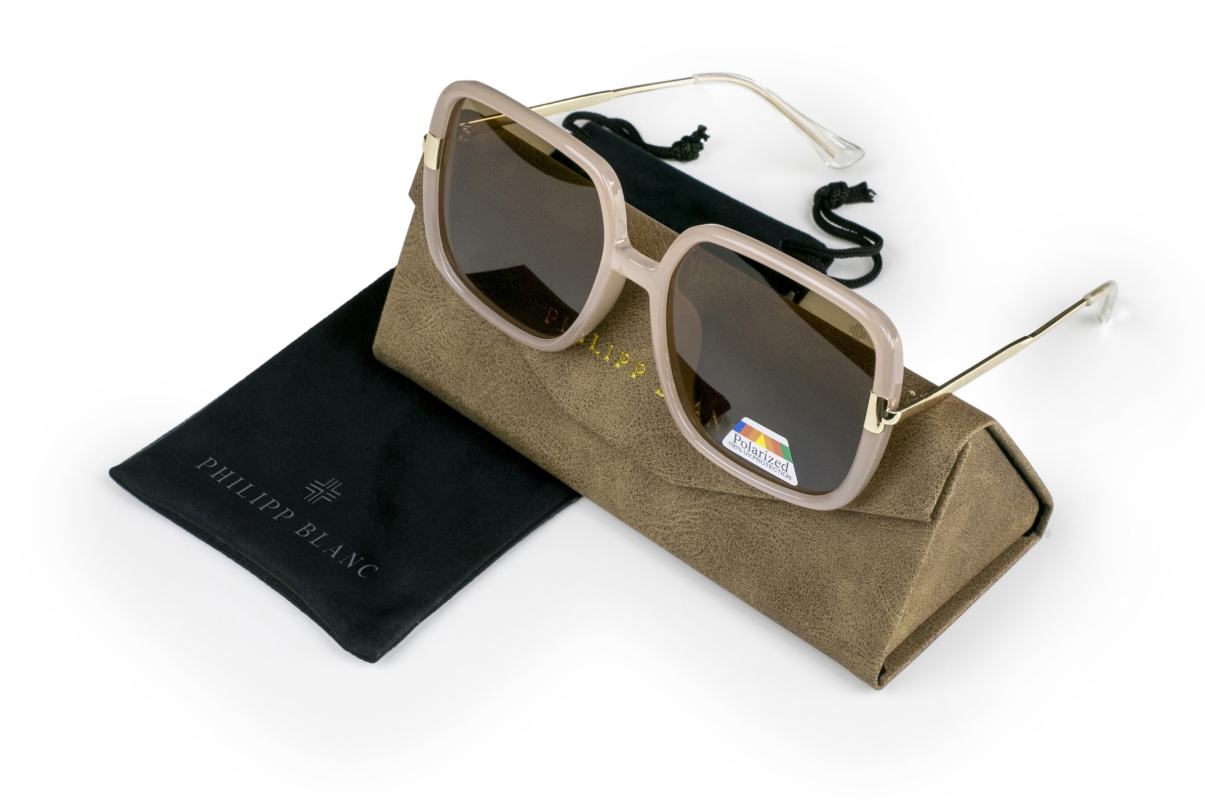 PHILIPP BLANC Sonnenbrille »PA03-03« Glas 0,74 mm, polarisierte Gläser, UV400, CAT3.0