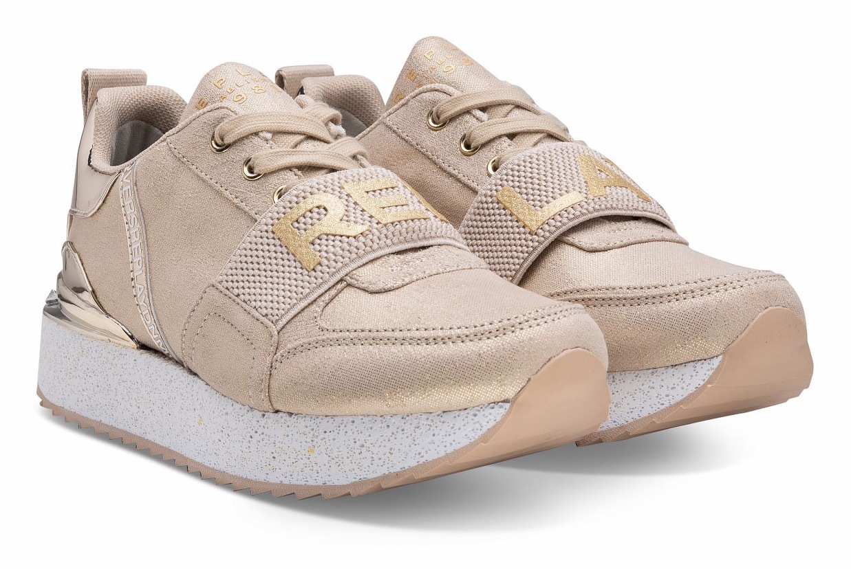 Replay Plateausneaker »PENNY ELASTIC 2« mit gesprenkelter Laufsohle