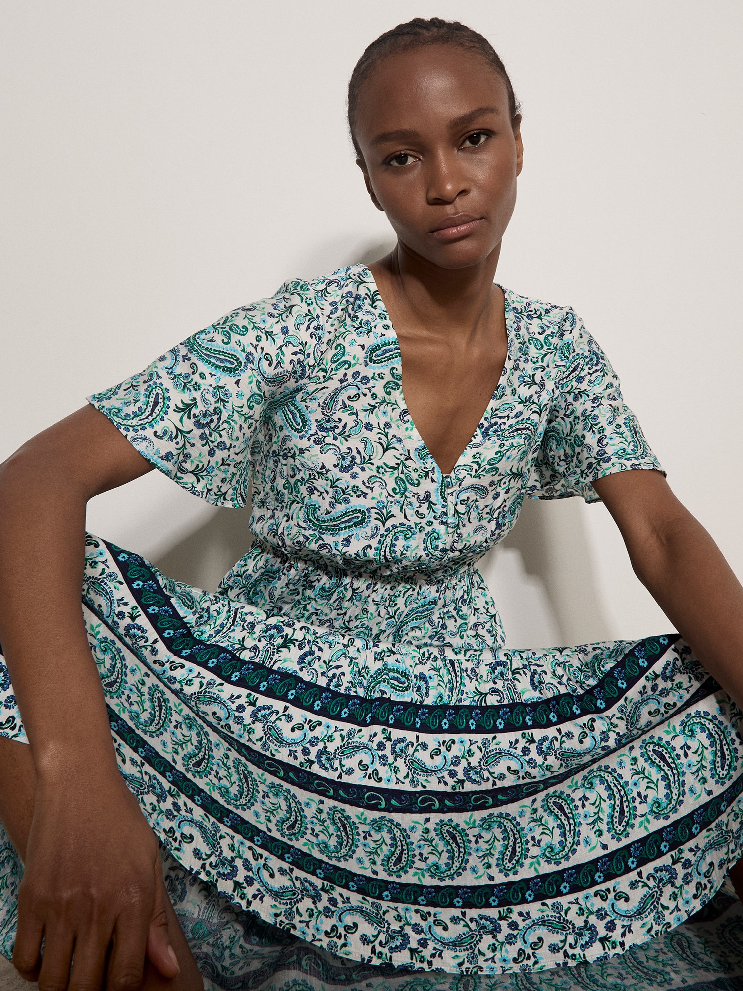 Apricot Maxikleid »Maxikleid« mit Stufen