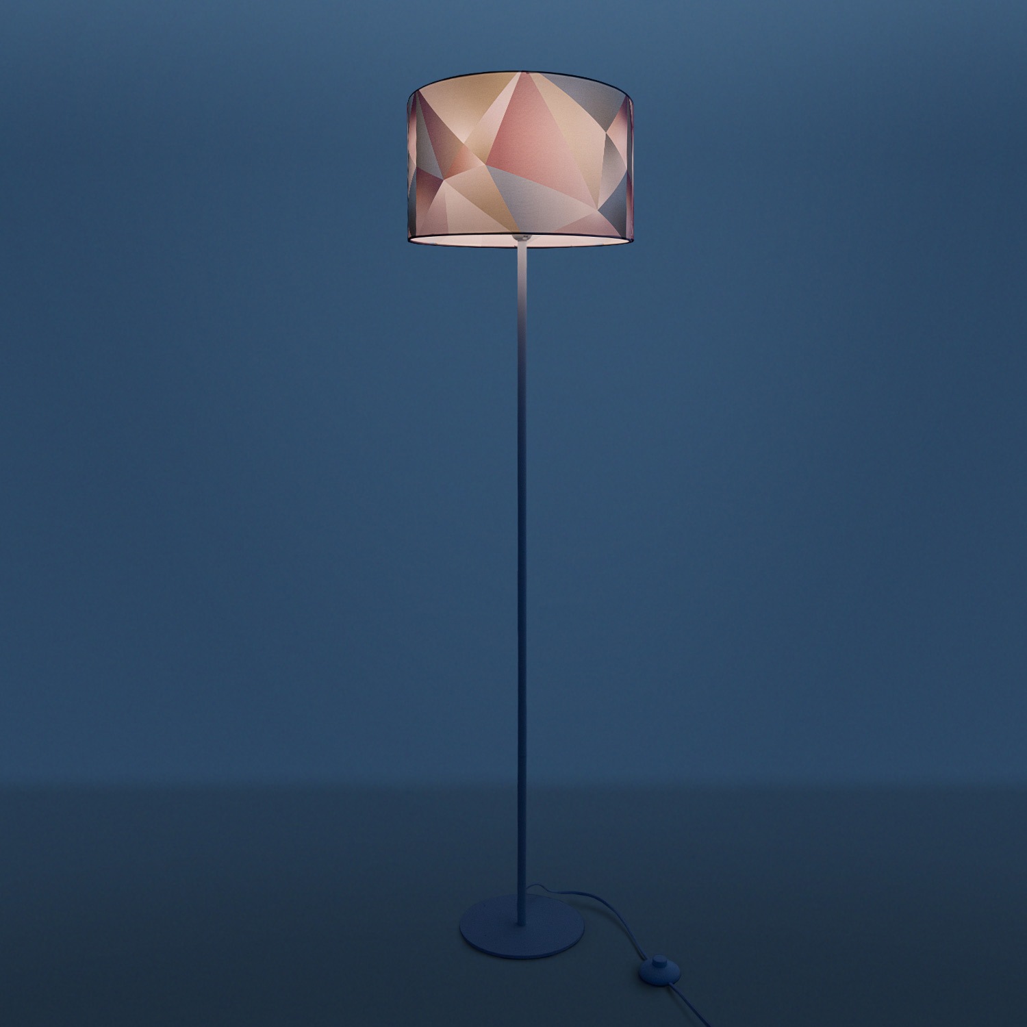 Paco Home Stehlampe »Kosy 309«, 1 flammig, Leuchtmittel E27 | ohne Leuchtmittel, LED Modern Wohnzimmer Schlafzimmer, Pastellfarben Deko E27