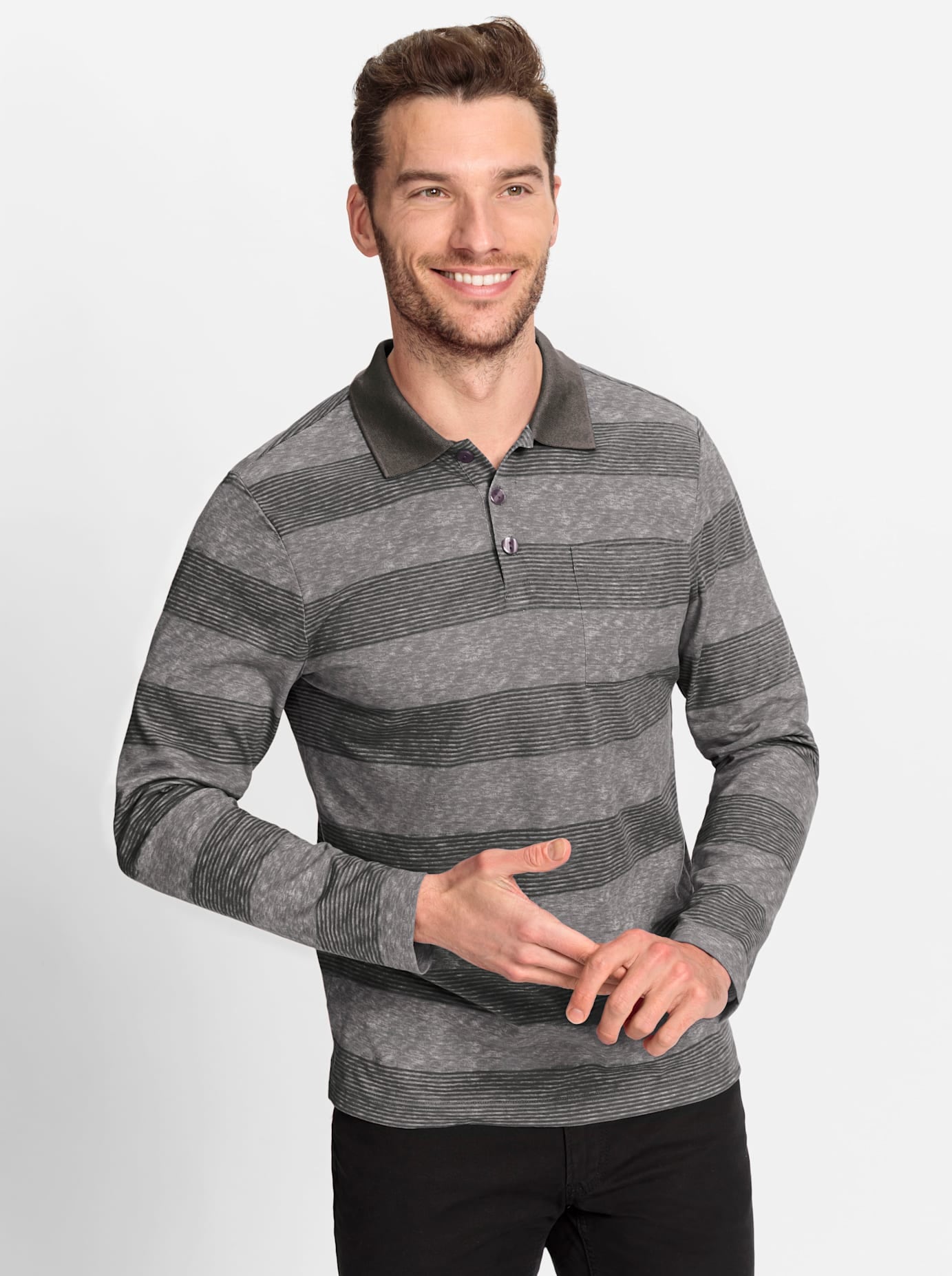 Catamaran Poloshirt »Langarm-Poloshirt«, (1 tlg.)
