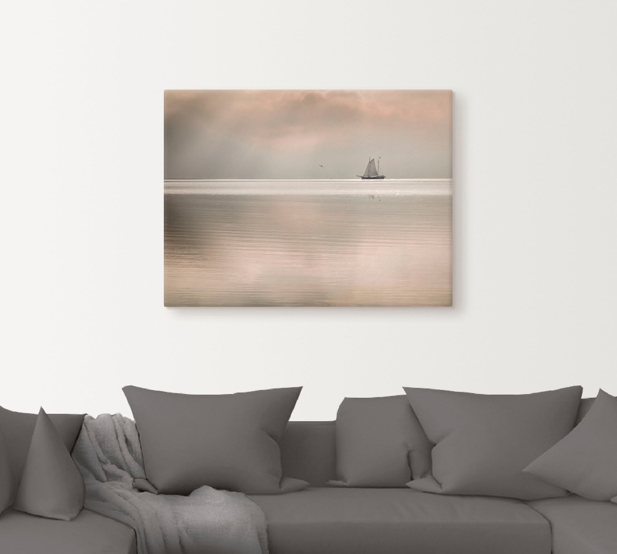 Artland Leinwandbild »Augenblicke der Ruhe...« Gewässer 1 Stk. tlg. auf Holzrahmen gespannt