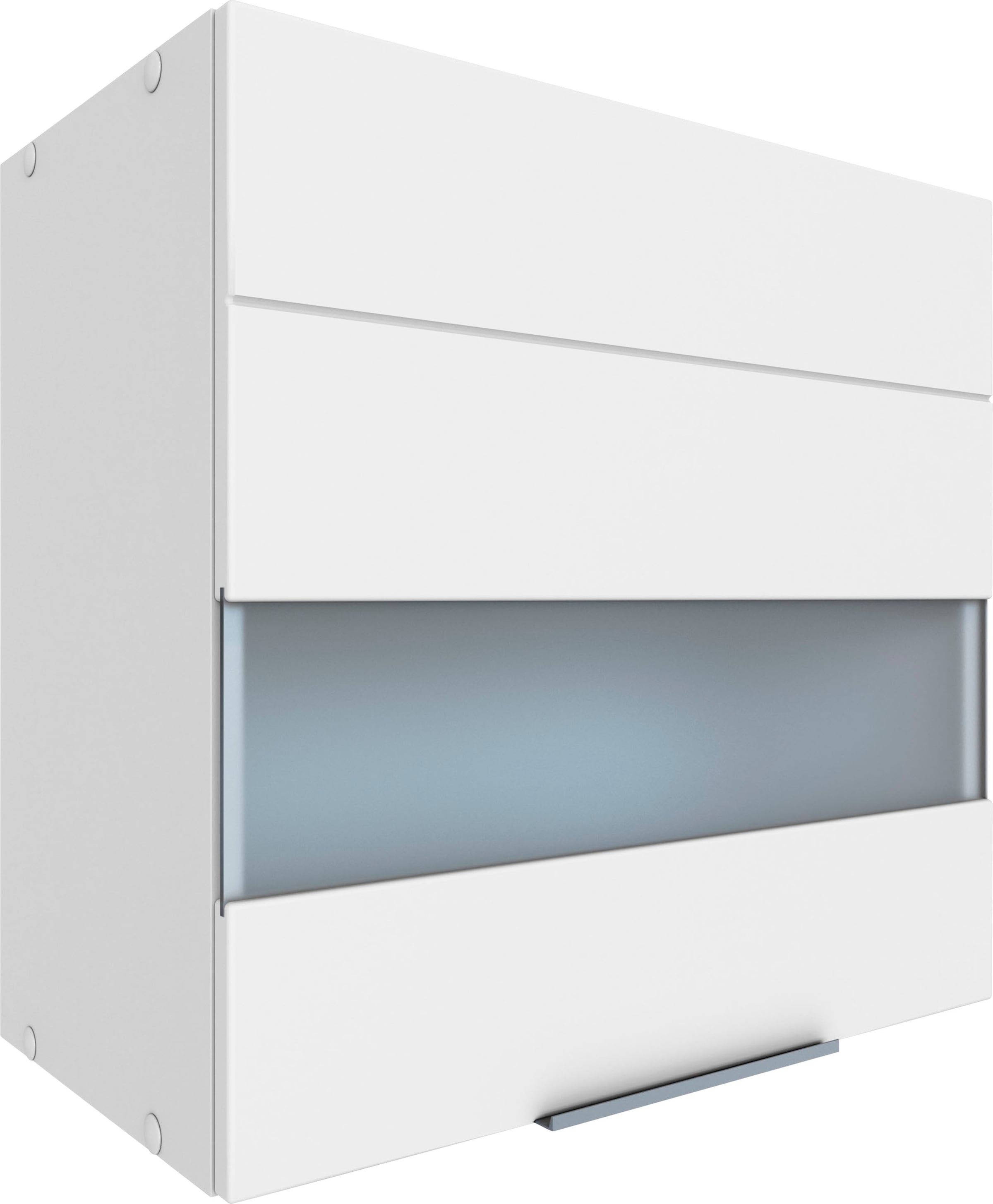 KOCHSTATION Hängeschrank »KS-Luhe«, 60 cm breit, hochwertige MDF-Fronten mit Glaseinsatz