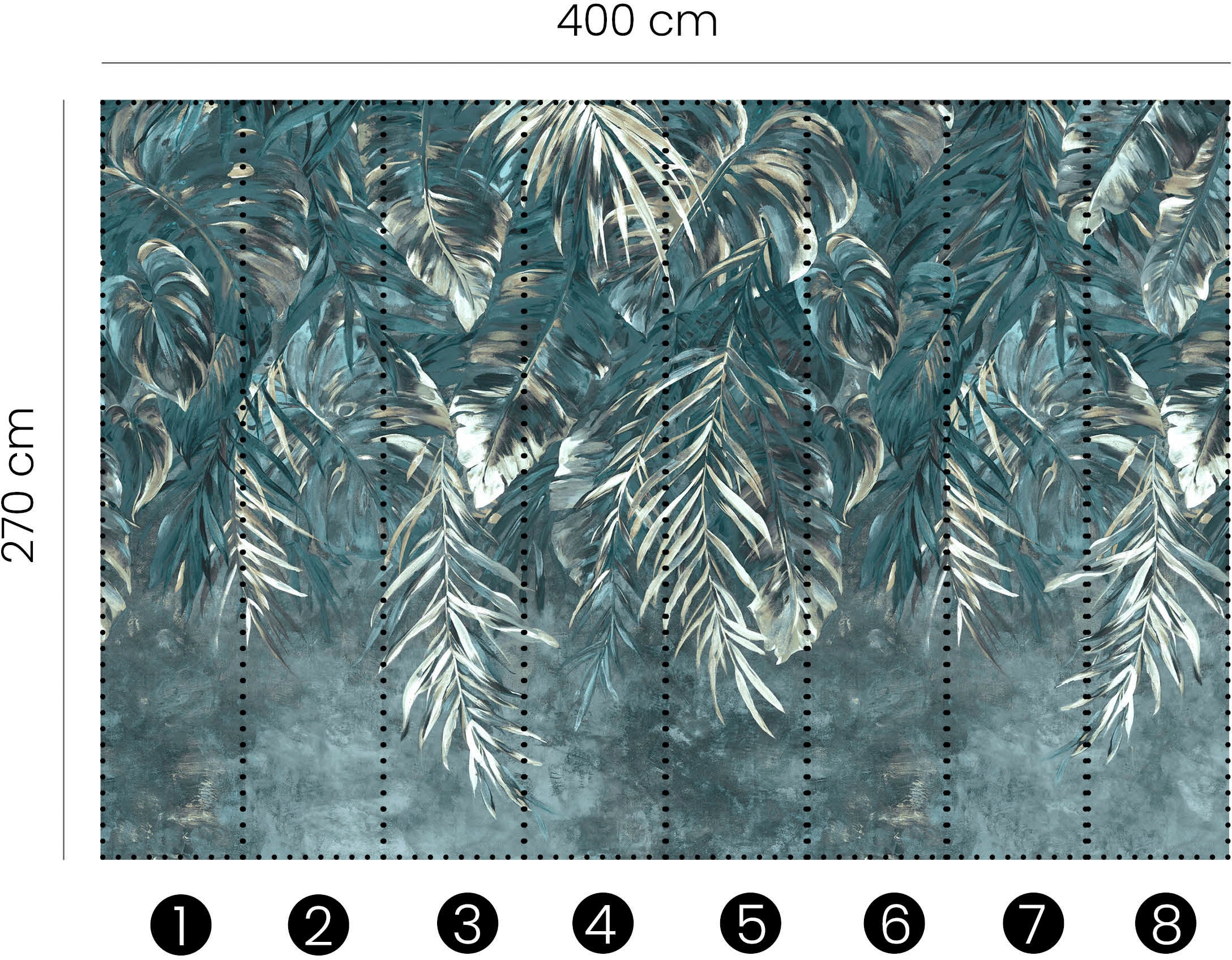 Fashion for walls Fototapete »Glamorama« geblümt texturiert Phthalate frei