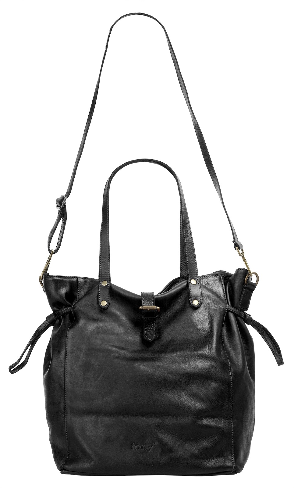forty° Shopper, echt Leder, Made in Italy