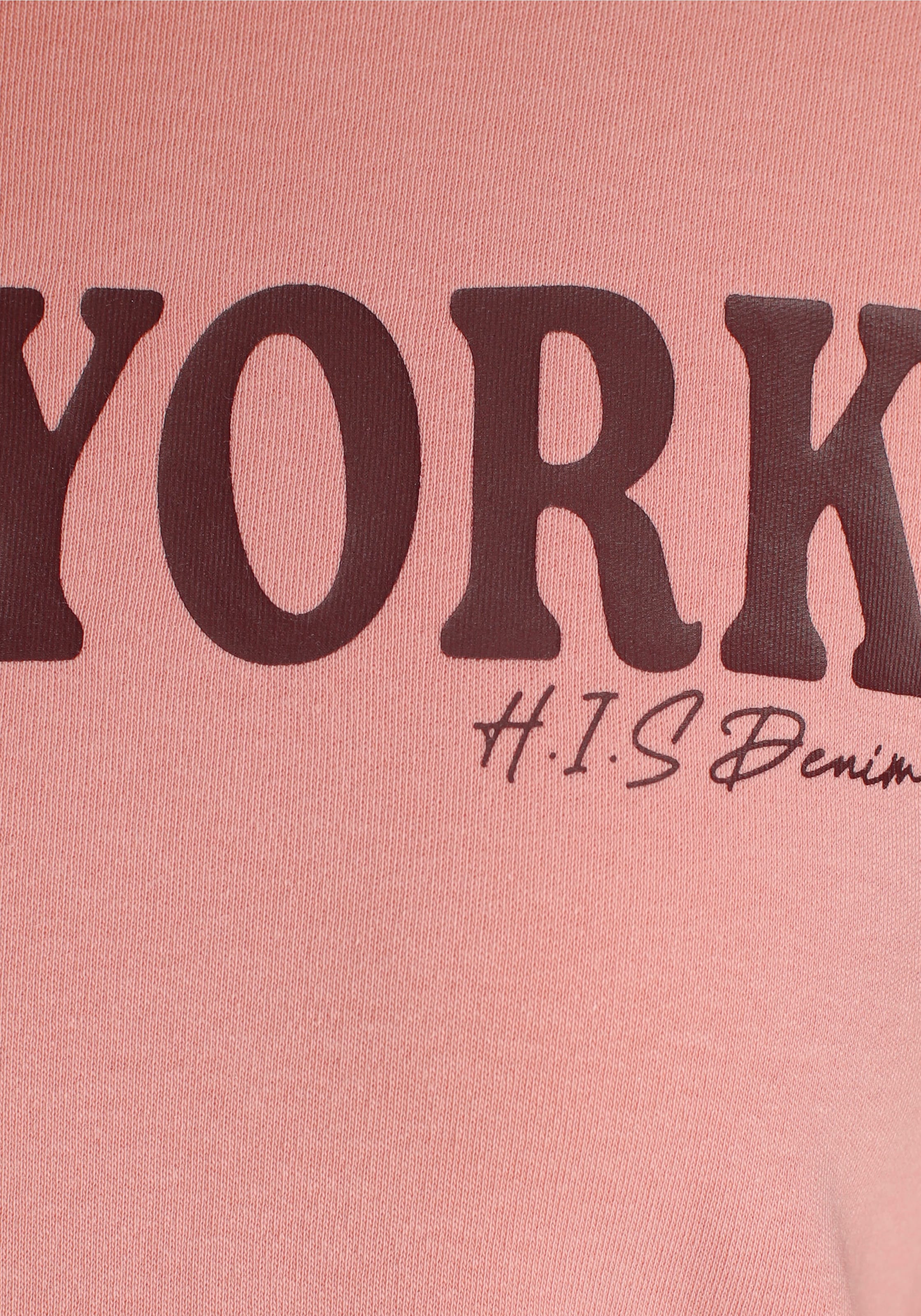 vorne H.I.S ♕ 3/4-Arm-Shirt, Print mit bei New-York