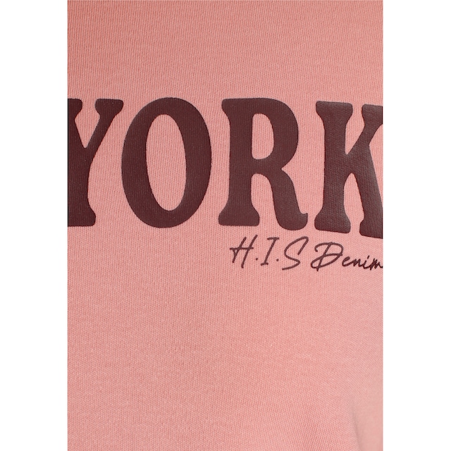 H.I.S 3/4-Arm-Shirt, mit New-York Print vorne bei ♕