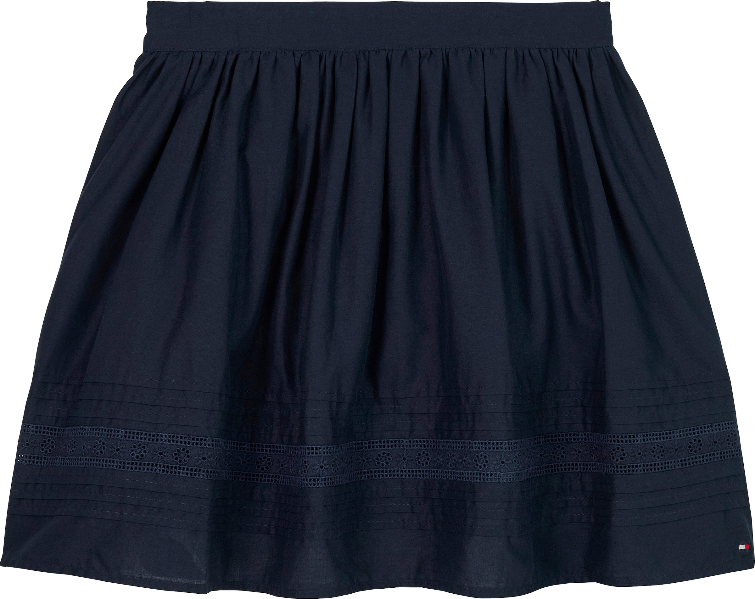 Tommy Hilfiger Webrock »EMBROIDERED TAPE SKIRT« für Kinder bis 16 Jahre, mit Stickerei