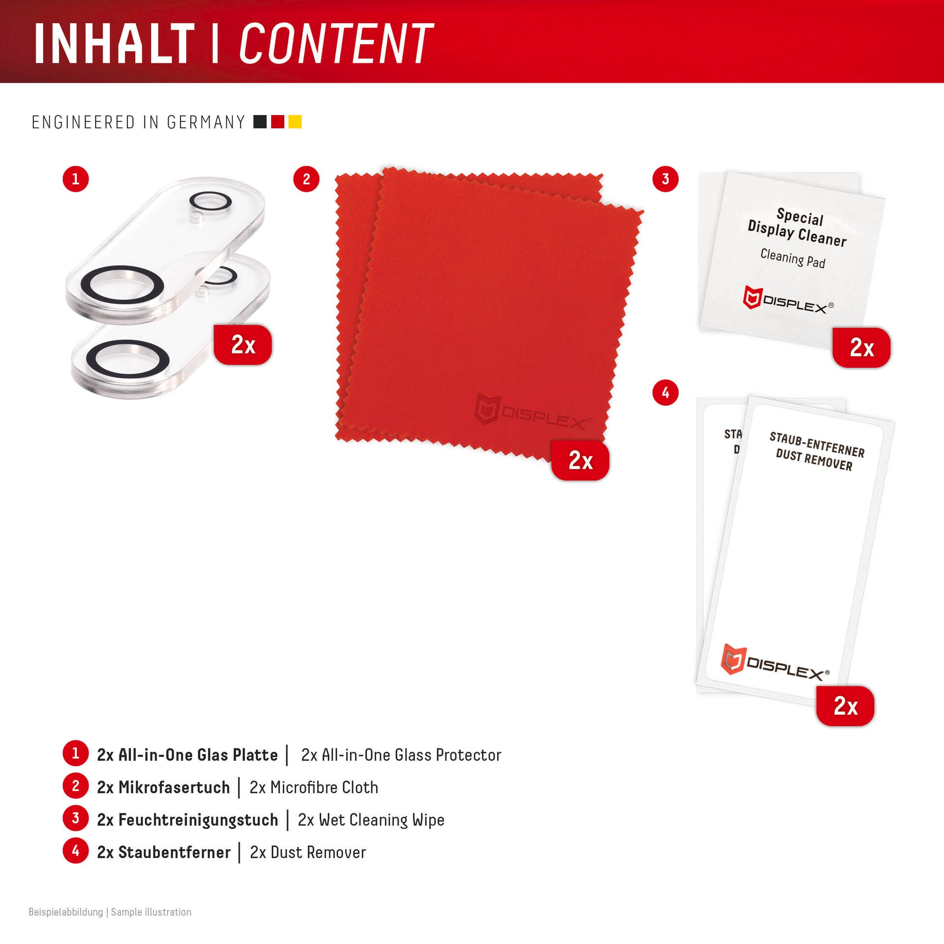 Displex Kameraschutzglas »Camera Lens Glass Glass All-In-One Protector Full Cover« für Apple iPhone Air Kameraschutz,Linsenschutz,Objektivschutz, kratz- & stoßfest