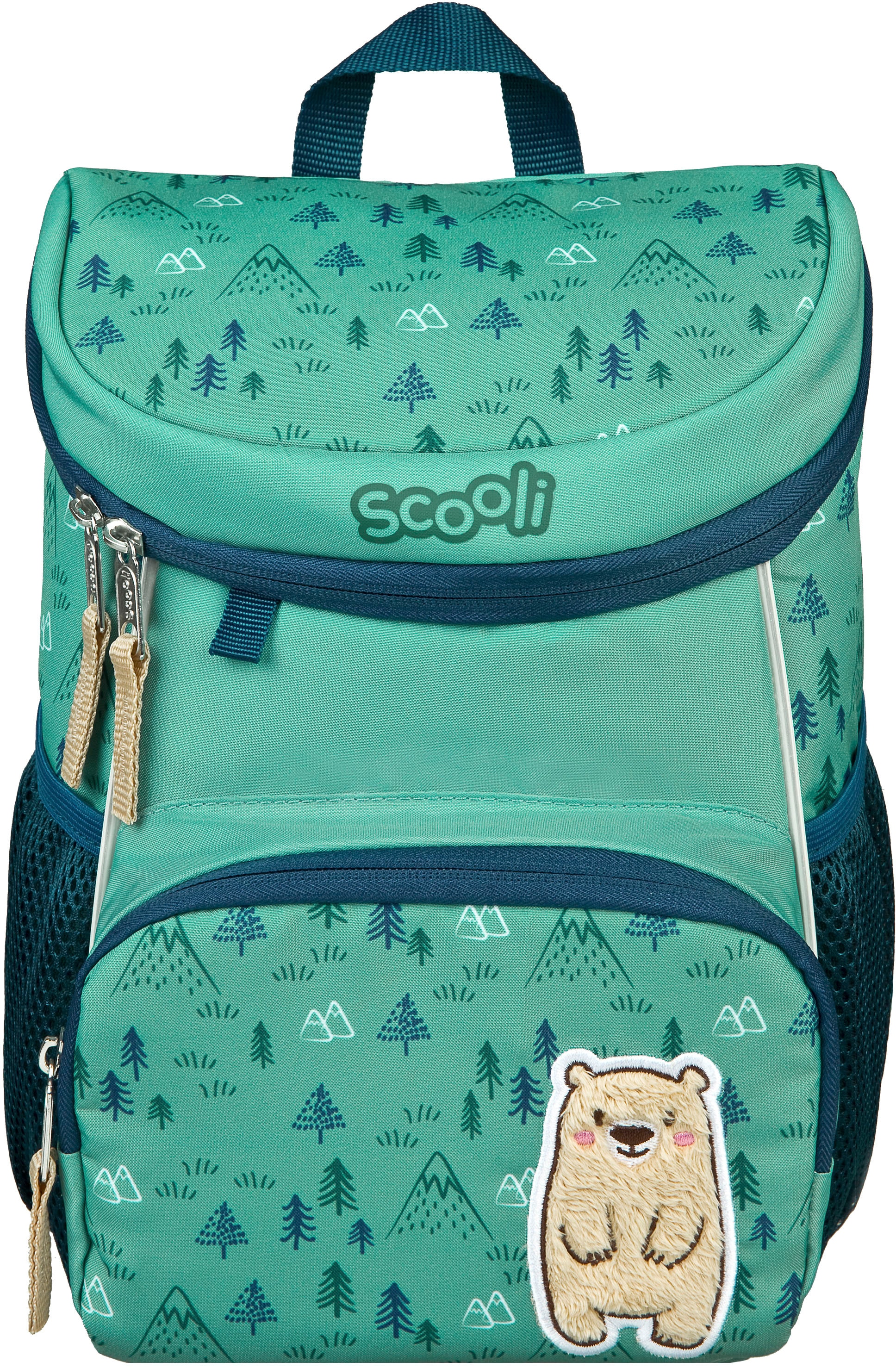 Scooli Kinderrucksack »Mini-Me, Bobby Bear«, Reflektoren