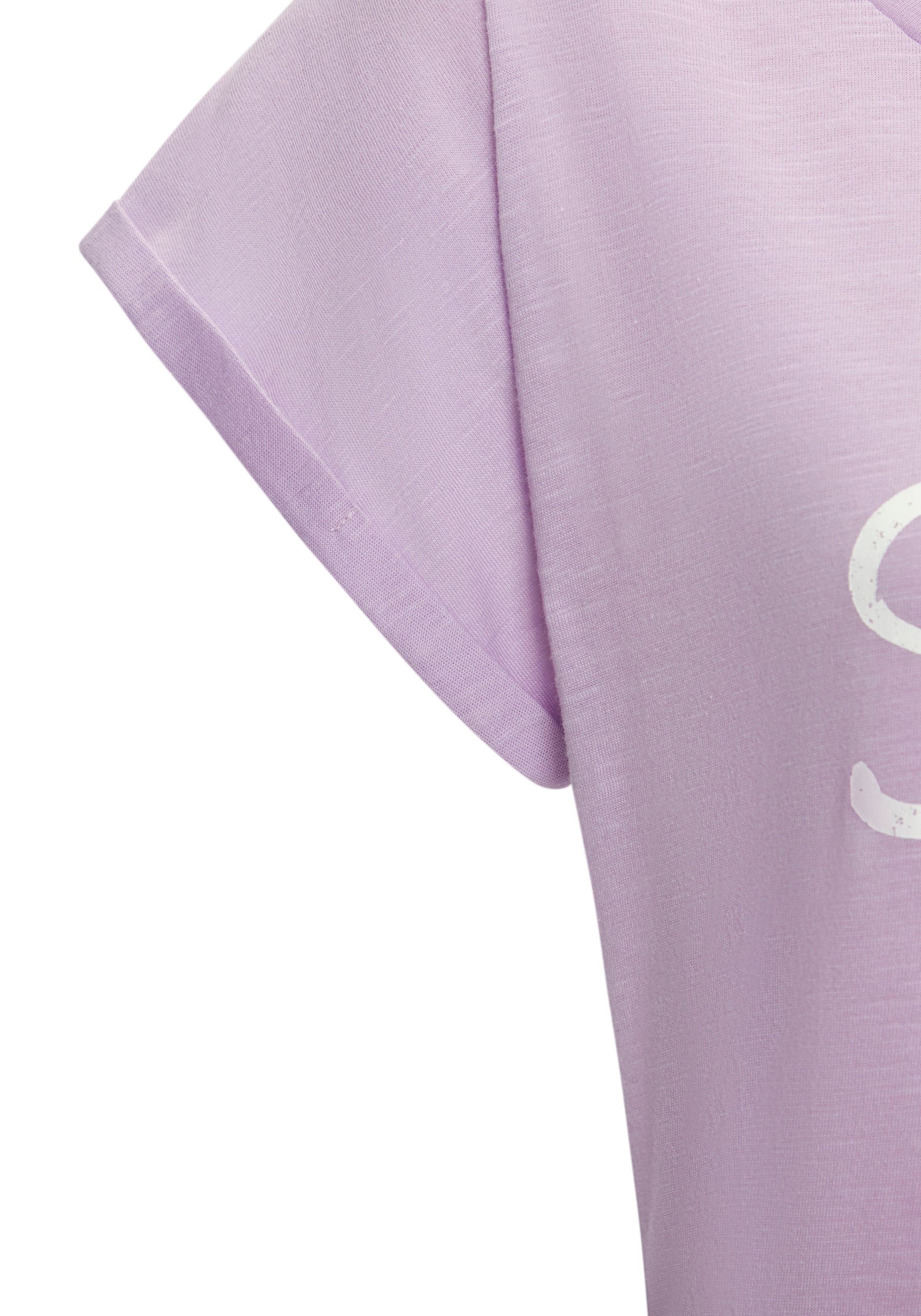 Beachtime T-Shirt »mit Frontdruck "Smile"«, aus weicher Baumwoll-Qualität