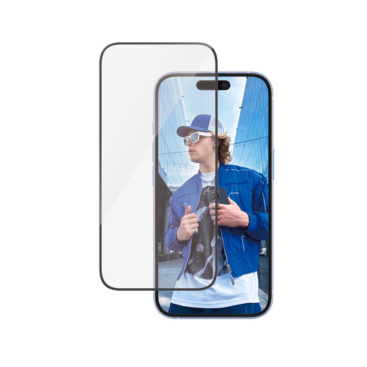 PanzerGlass Displayschutzglas »Ultra-Wide Fit Screen Protection«, für Apple iPhone 16-Apple iPhone 15, Displayschutzfolie, Schutzfolie, Bildschirmschutz, kratz- & stoßfest