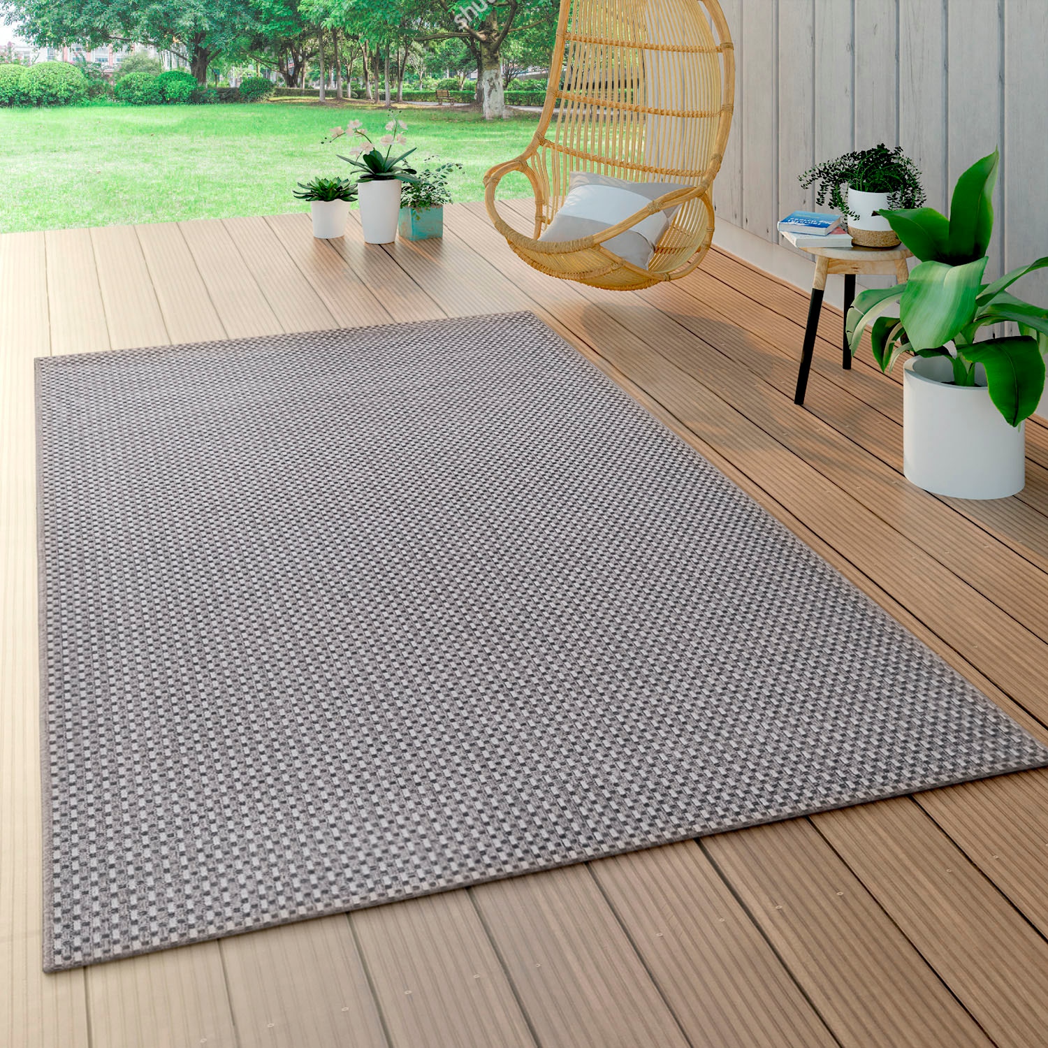 Paco Home Teppich »Waregem 622«, rechteckig, Flachgewebe, Sisal-Optik, In-  und Outdoor geeignet, Wohnzimmer online kaufen