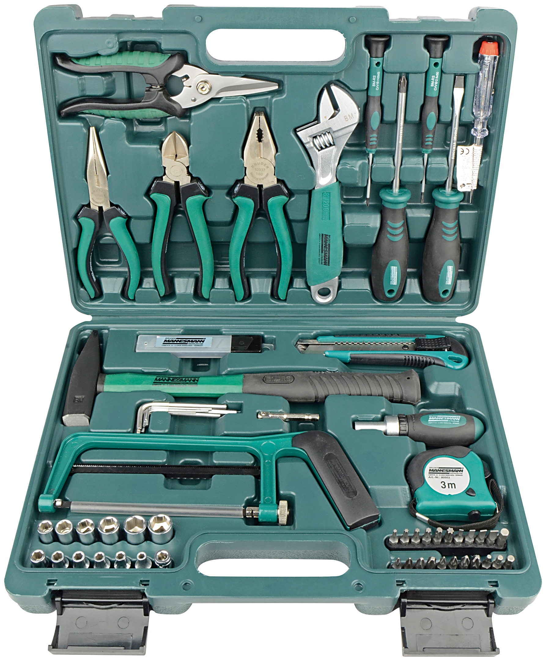 Jahren | Werkzeugset, Mannesmann online XXL 74-tlg. Garantie Werkzeuge Brüder mit 3 kaufen