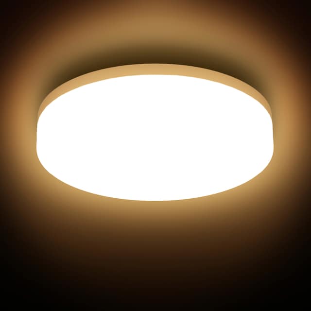 B.K.Licht LED Deckenleuchte »BK_DB1170 LED Bad-Deckenlampe, Ø22cm,  Spritzwassergeschützt IP54, 13W«, 1 flammig-flammig, 3.000K Warmweißes  Licht, 1.500Lm, Feuchtraumleuchte, Badlampe online kaufen | mit 3 Jahren  XXL Garantie