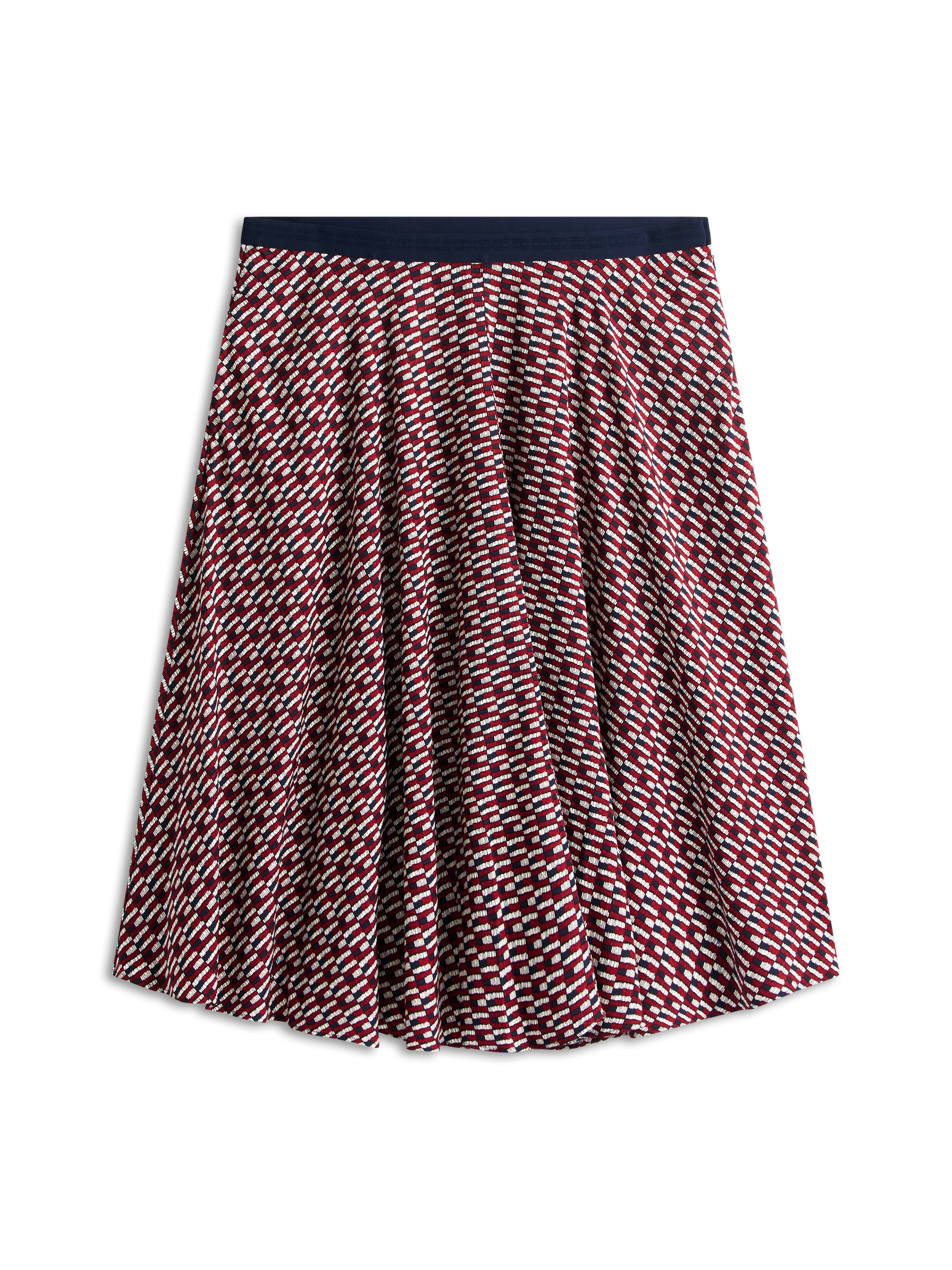 Tommy Hilfiger Curve A-Linien-Rock »CRV VIS TWILL A-LINE MIDI SKIRT« in großen Größen